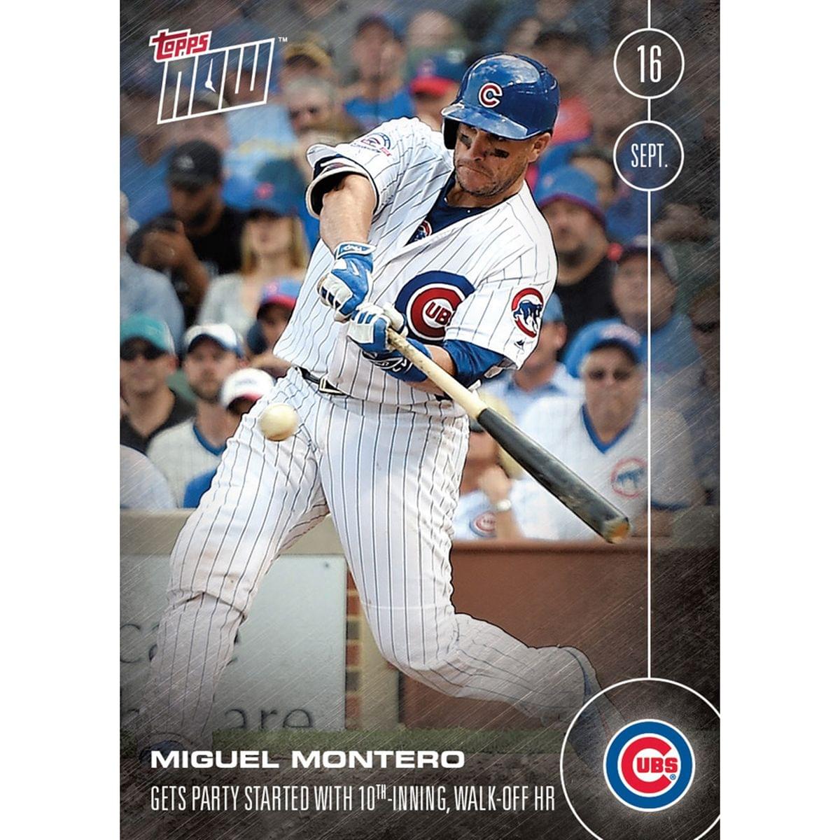 MLB Chicago Cubs Miguel Montero #561 Topps NOW Trading Card
