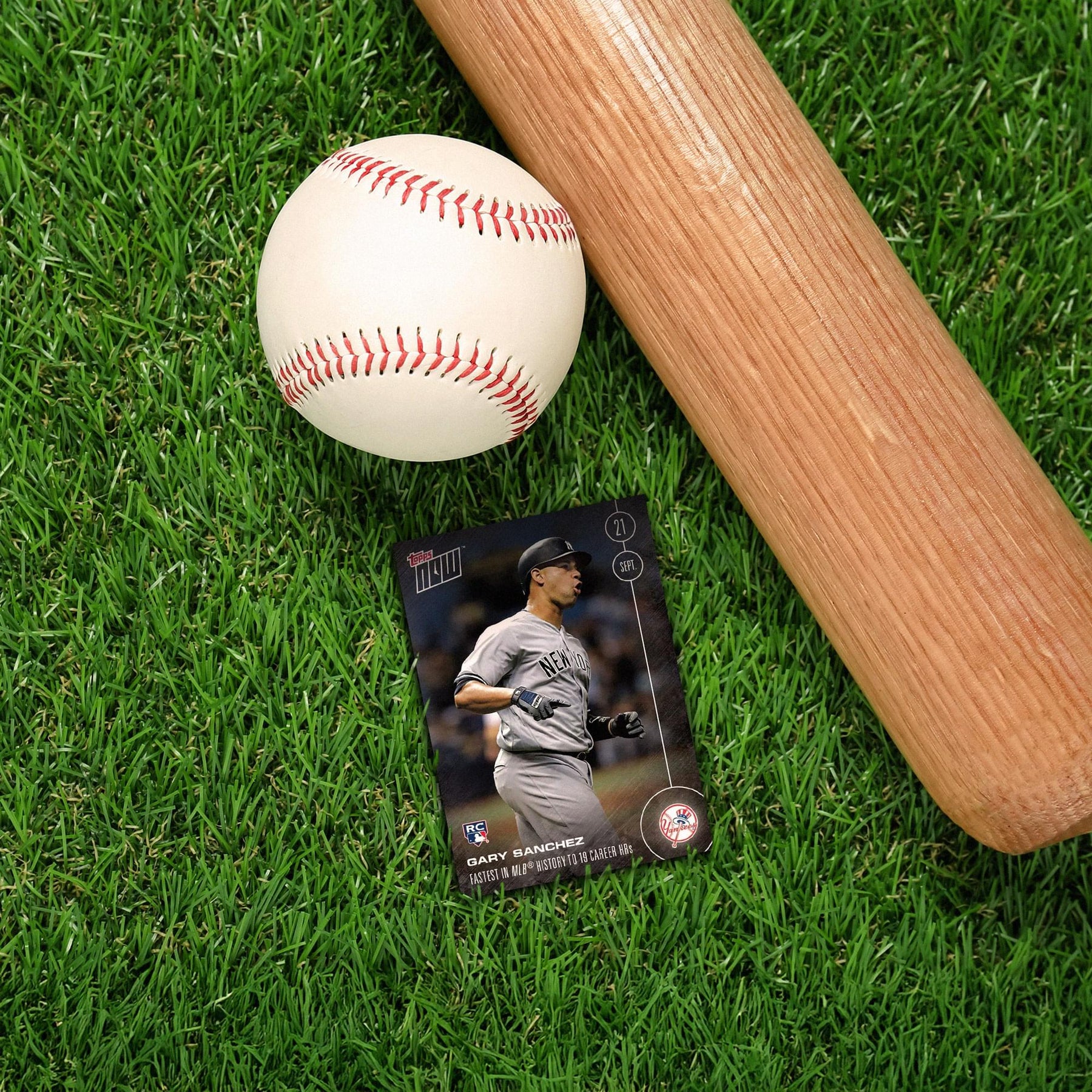 MLB NY Yankees Gary Sanchez #486 Topps NOW Trading Card