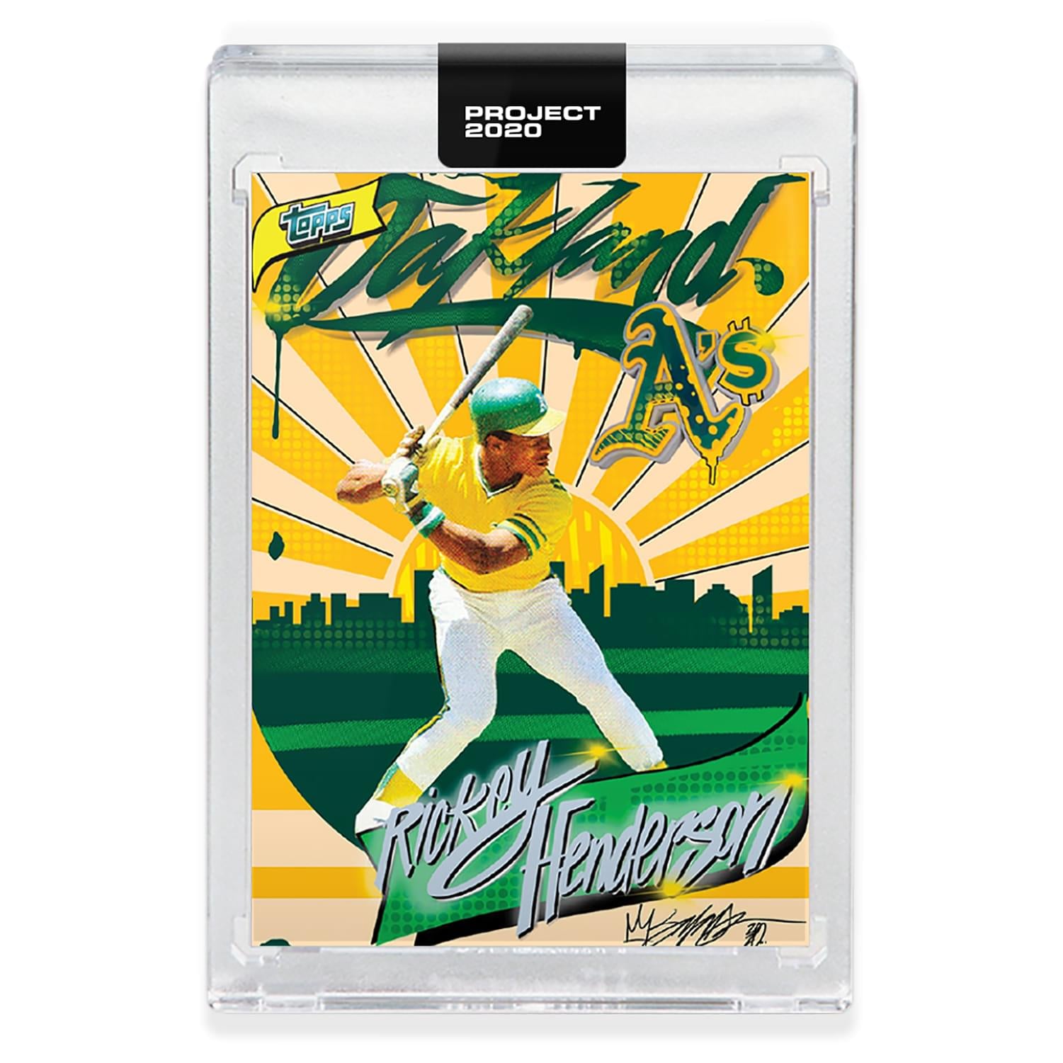 Topps PROJECT 2020 Card 273 - 1980 Rickey Henderson by King Saladeen
