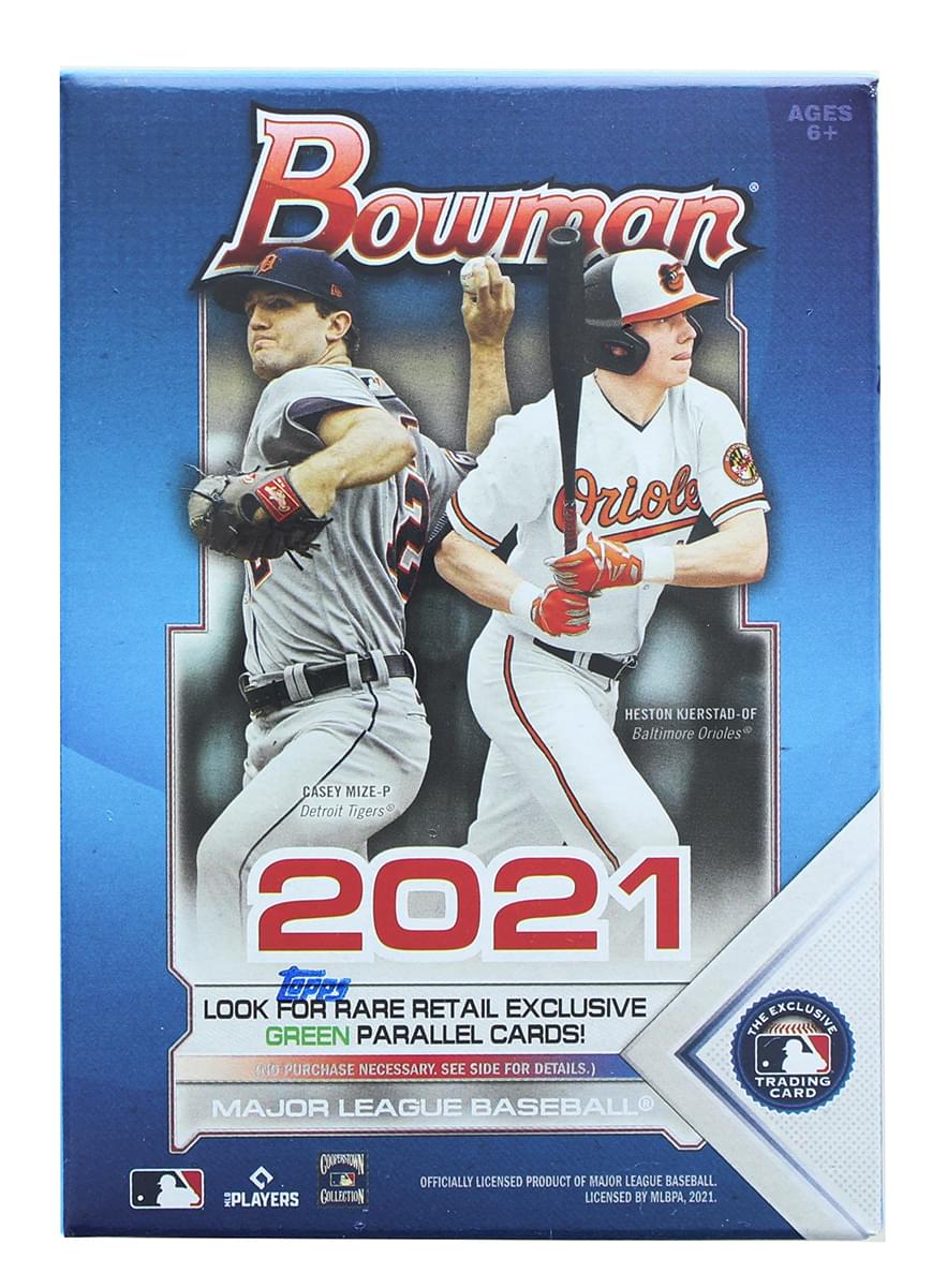 MLB 2021 Bowman Baseball 6-Pack Blaster Box | 72 Cards
