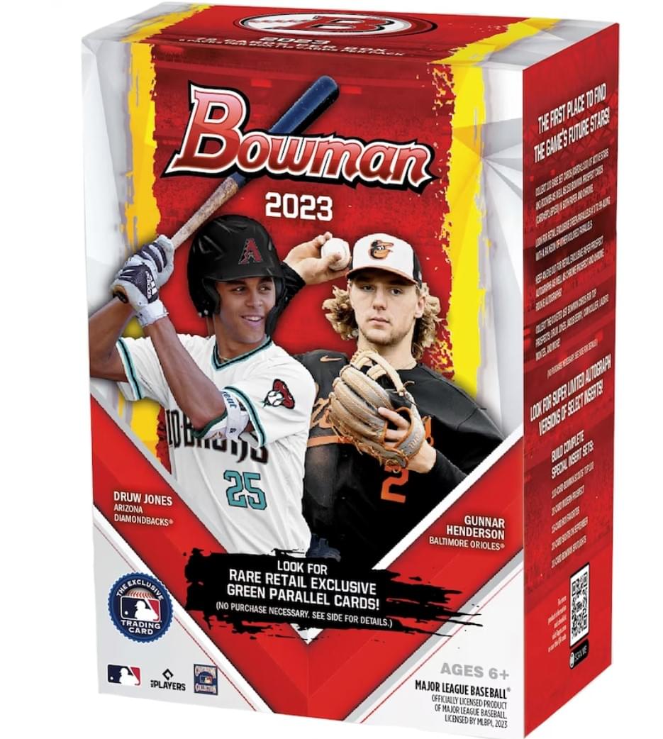 MLB Topps 2023 Bowman Baseball Value Box Packs Free Shipping