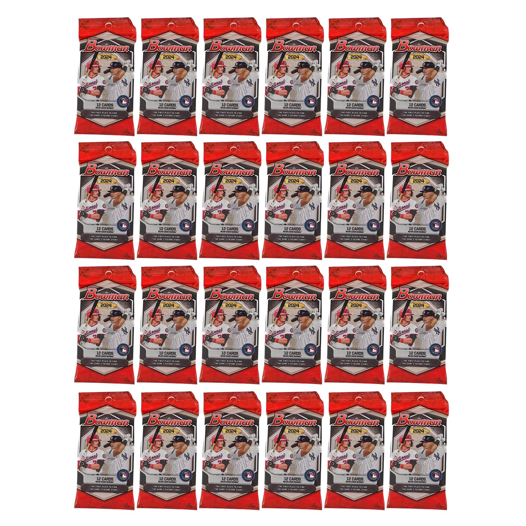 MLB 2024 Bowman Baseball Display Box | 24 Packs Per Box
