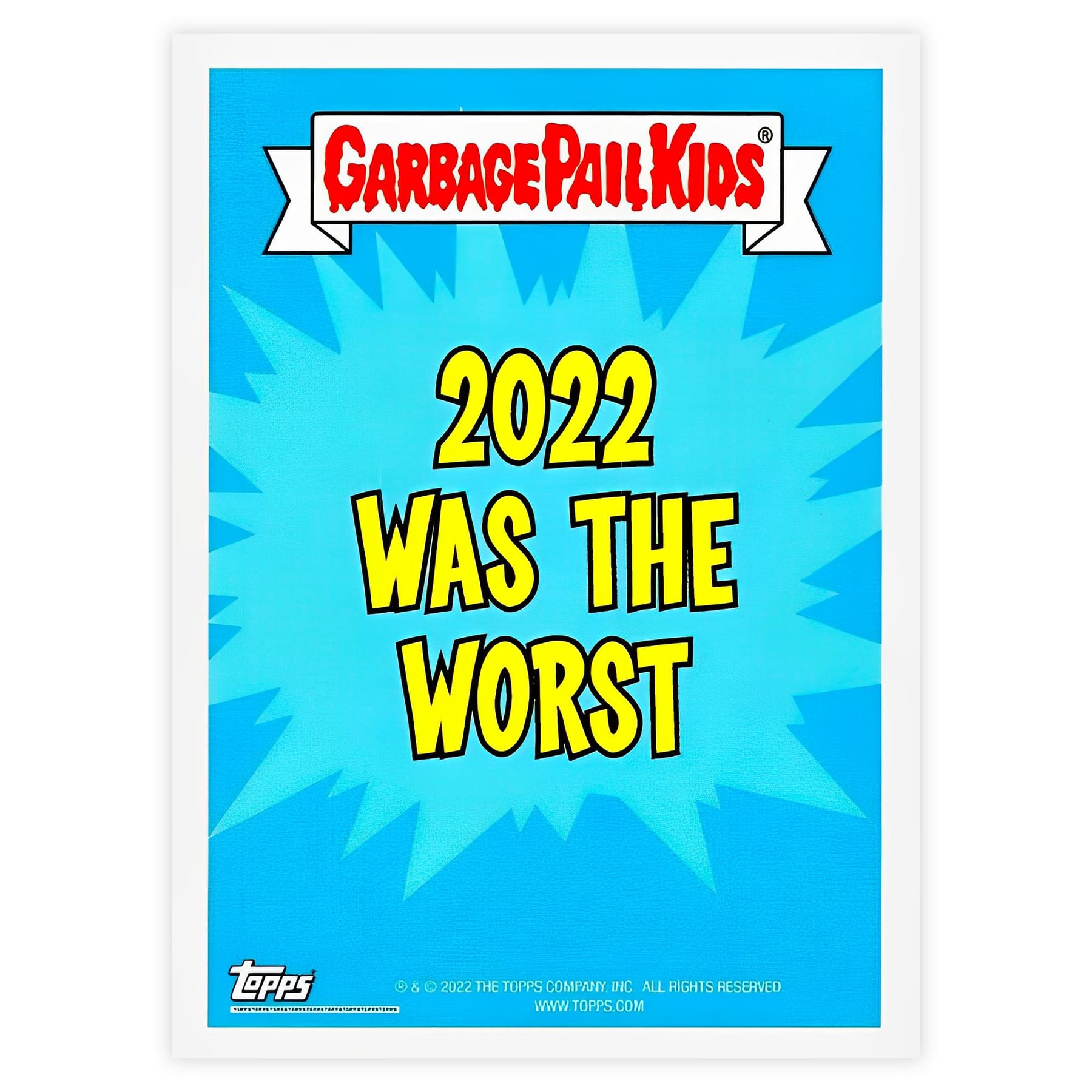 Garbage Pail Kids Topps 2022 Was The WORST! Trading Card | Asteroid Hunter
