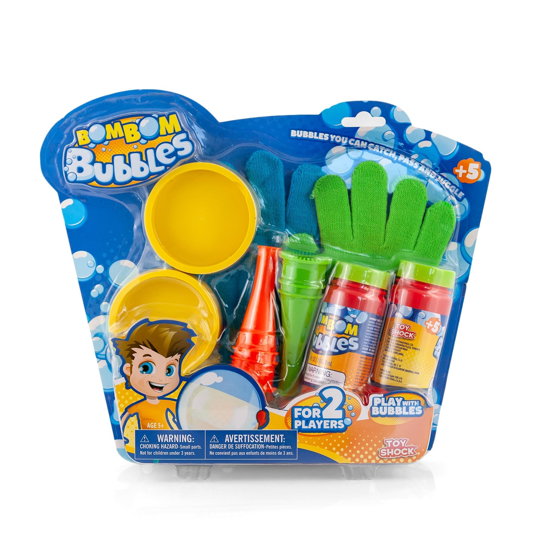 BomBom Bubbles Magic Gloves Dual Pack | Create An Unpoppable Bubble Experience