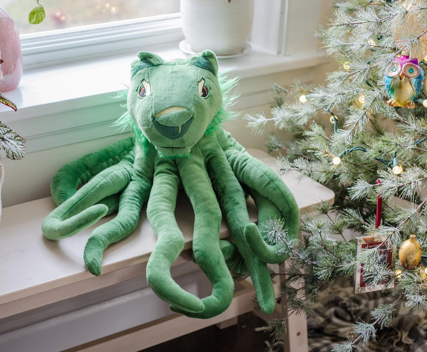 Tentacle Kitty Series Cat Guru Plush Collectible | Measures 28 Inches Long