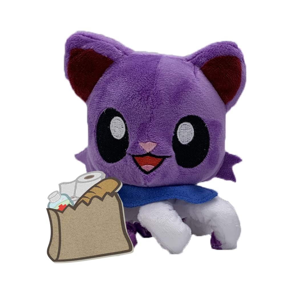 Tentacle Kitty First Responders & Essentials Little Ones Plush | Grocery Kitty