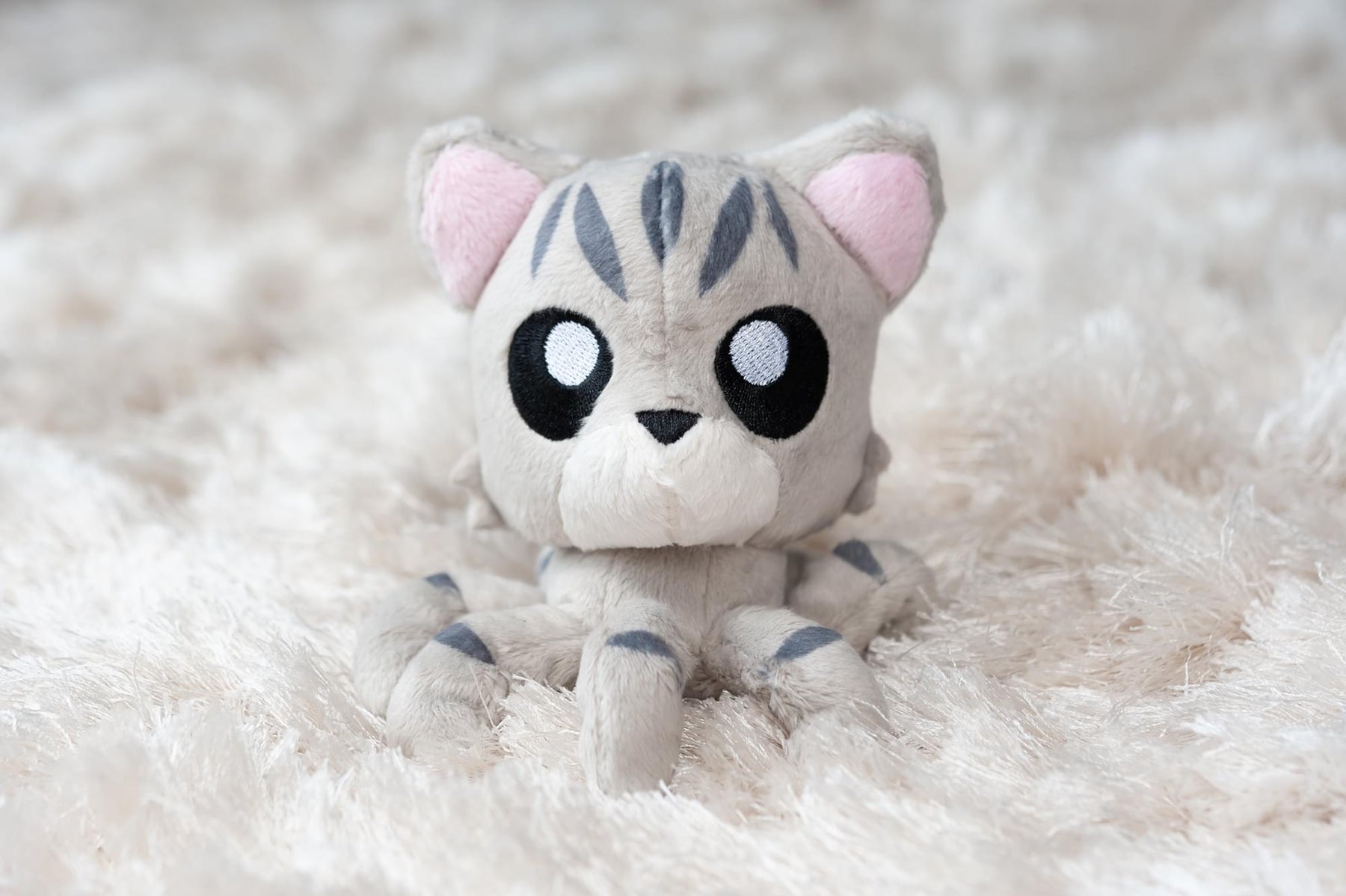 Tentacle Kitty Little Ones 4 Inch Plush | Grey Tabby