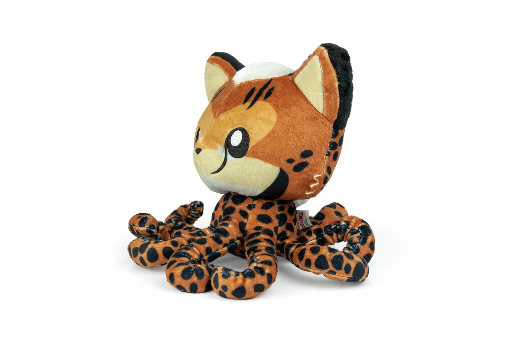 Tentacle Kitty Series Cheetah Kitty Plush Collectible | Measures 8 Inches Tall