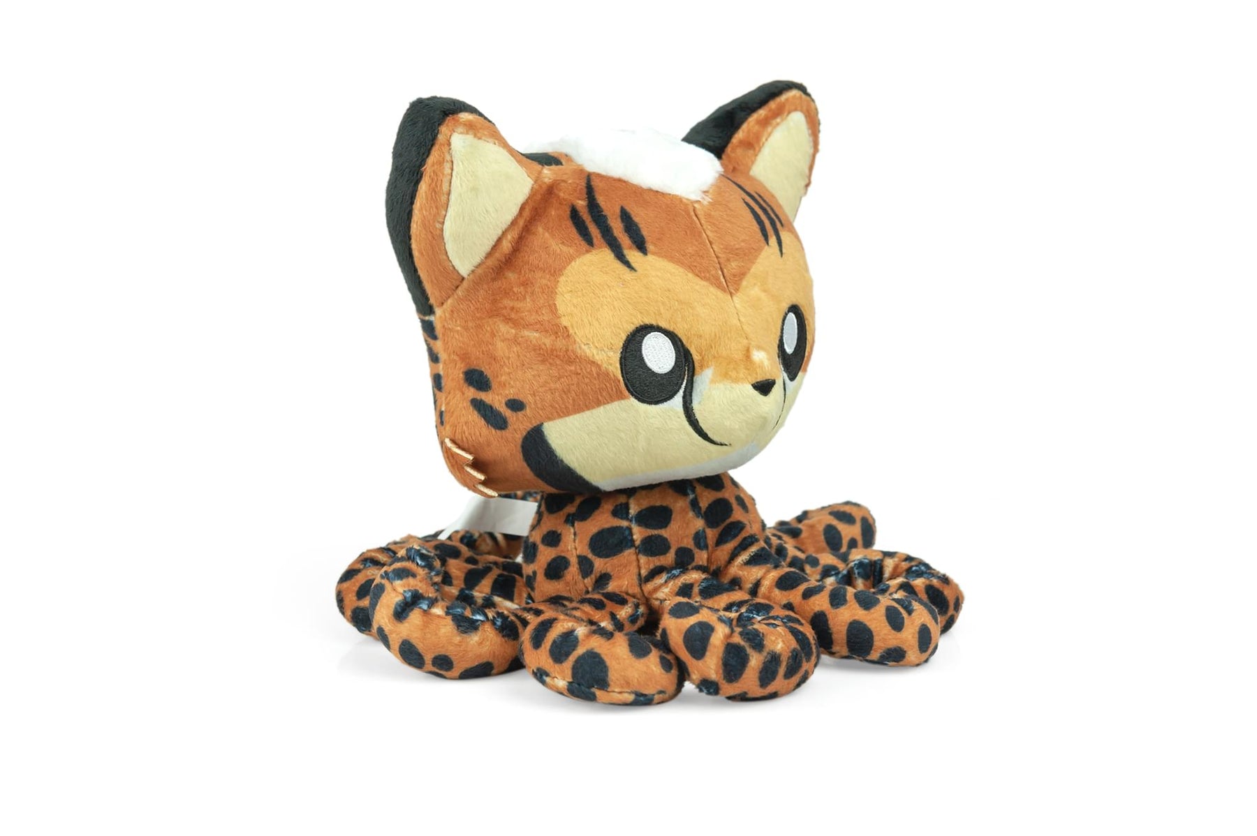 Tentacle Kitty Series Cheetah Kitty Plush Collectible | Measures 8 Inches Tall