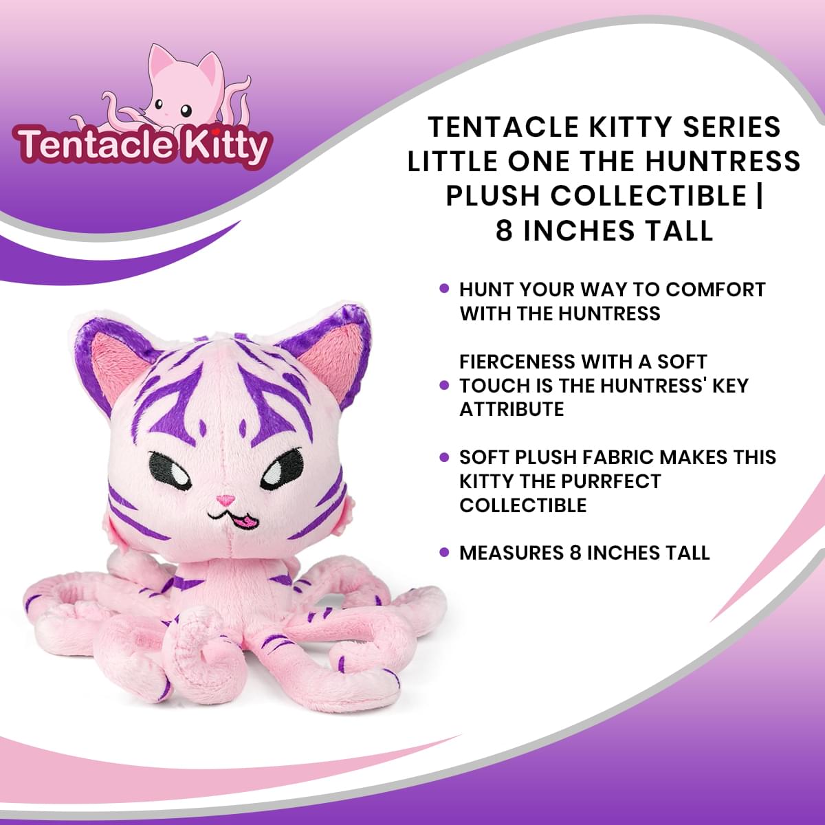 Tentacle Kitty 8 Inch The Huntress Plush
