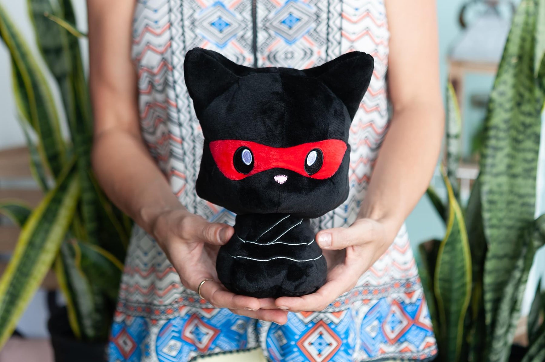 Tentacle Kitty 2nd Edition Ninja Kitty Plush Collectible | Measures 8 Inches Tall