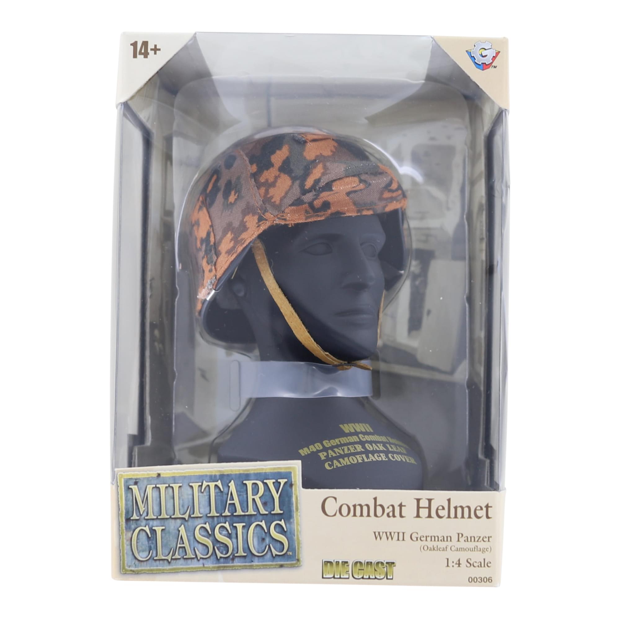 Military Scaled Helmet | Panzer Oakleaf Camo | Free Shipping