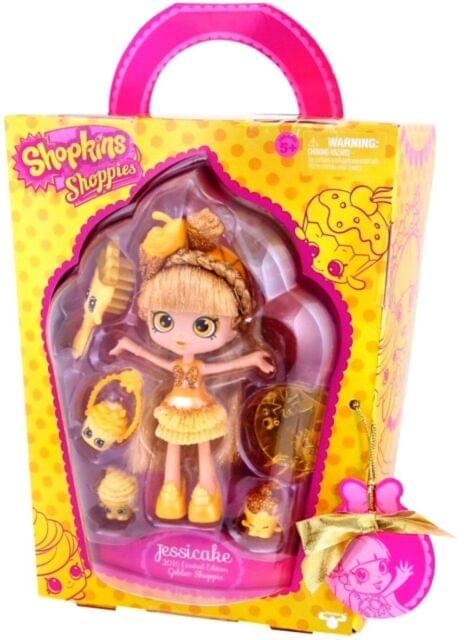 Shopkins Exclusive Jessicake Shoppies Golden Cupcake Doll
