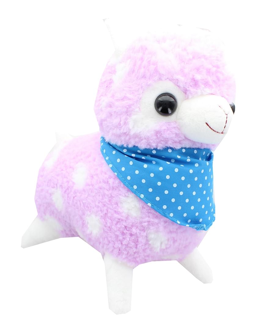 Alpaca 12-Inch Plush w/ Bandana Pastel Purple Free Shipping