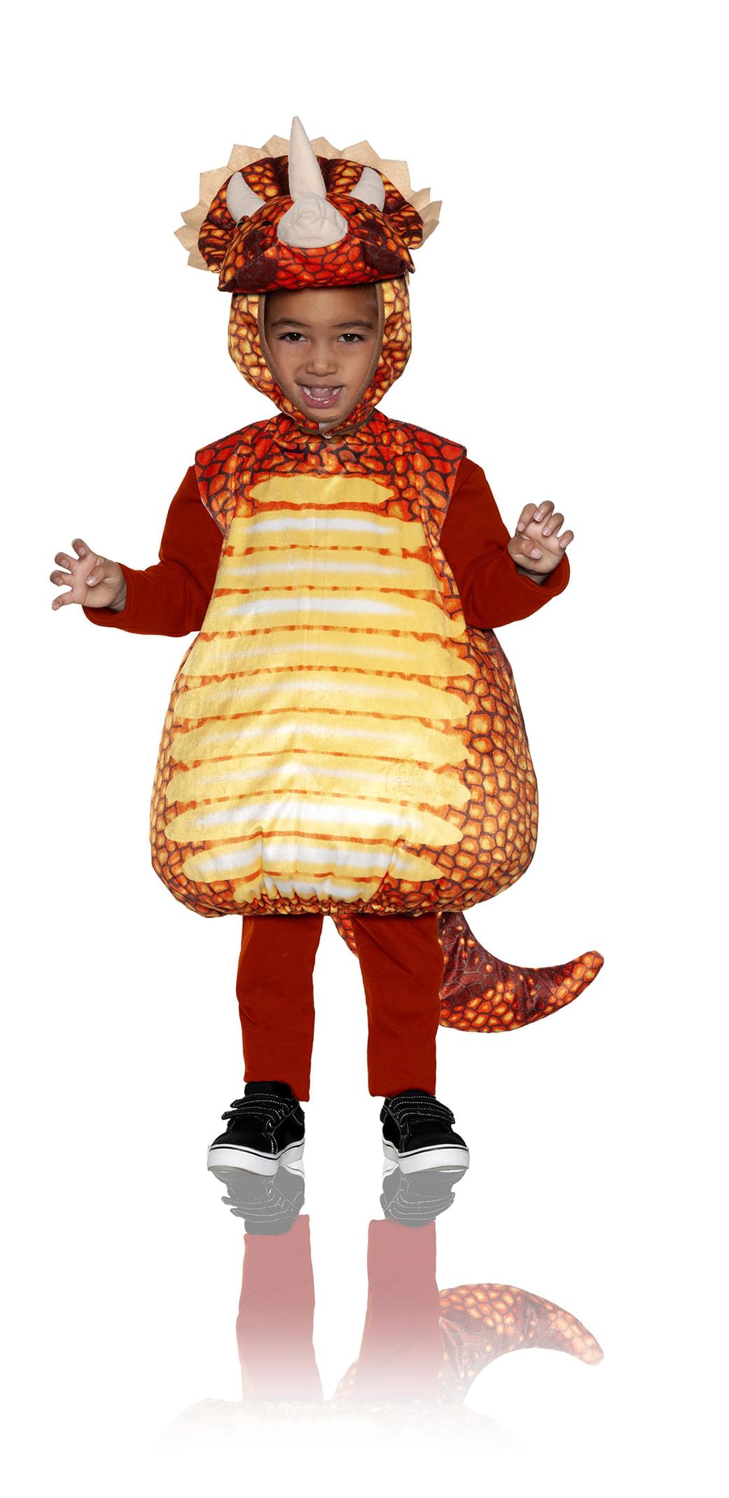 Triceratops Rust Printed Children's Costume
