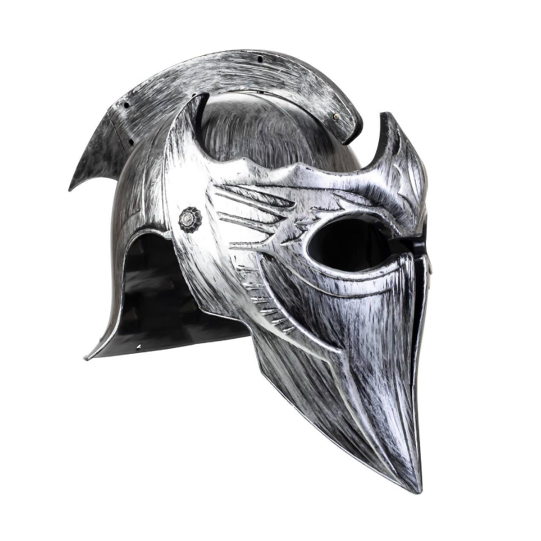 Gladiator Point Helmet Silver Adult Costume OS