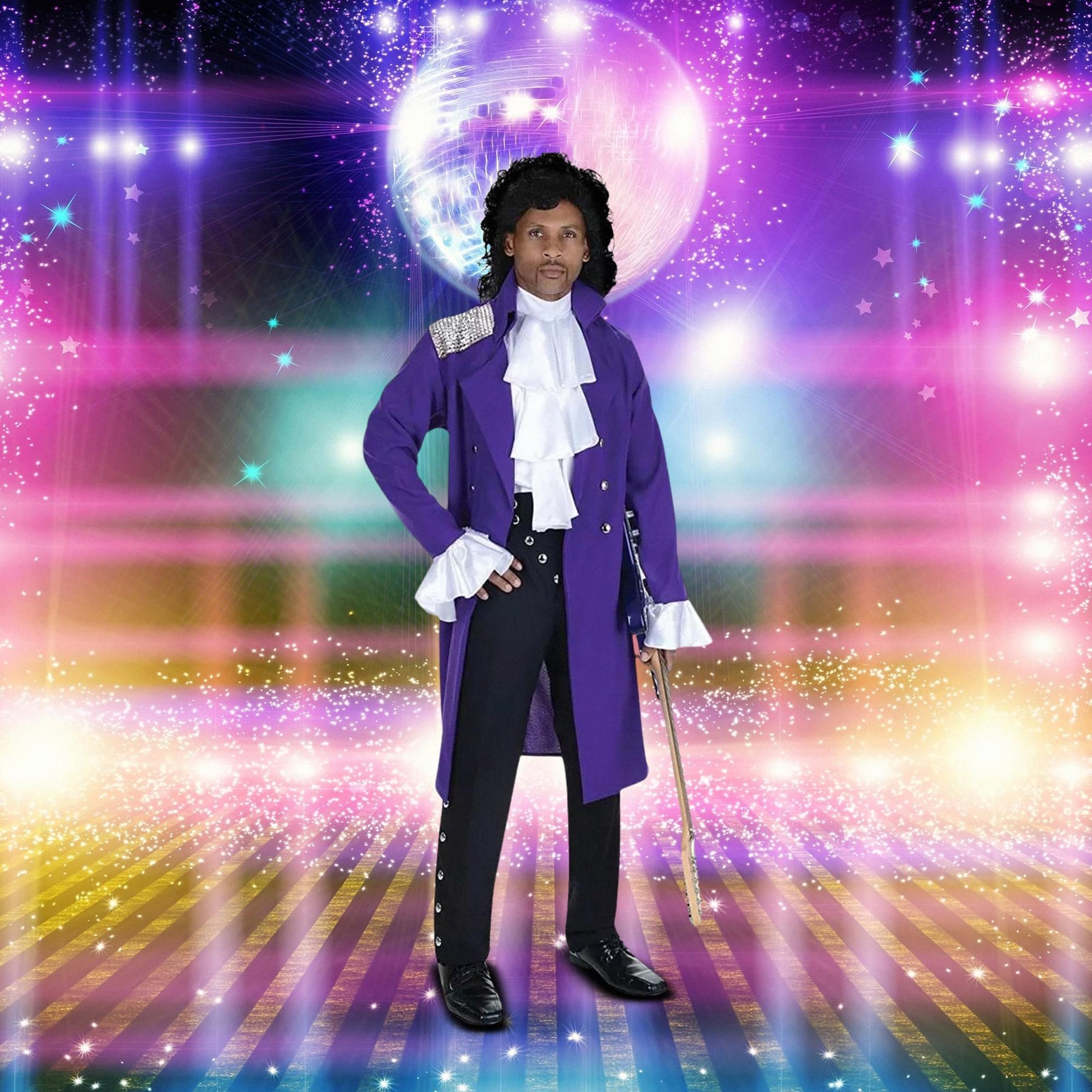 80's Pop Star Men's Costume: XXL