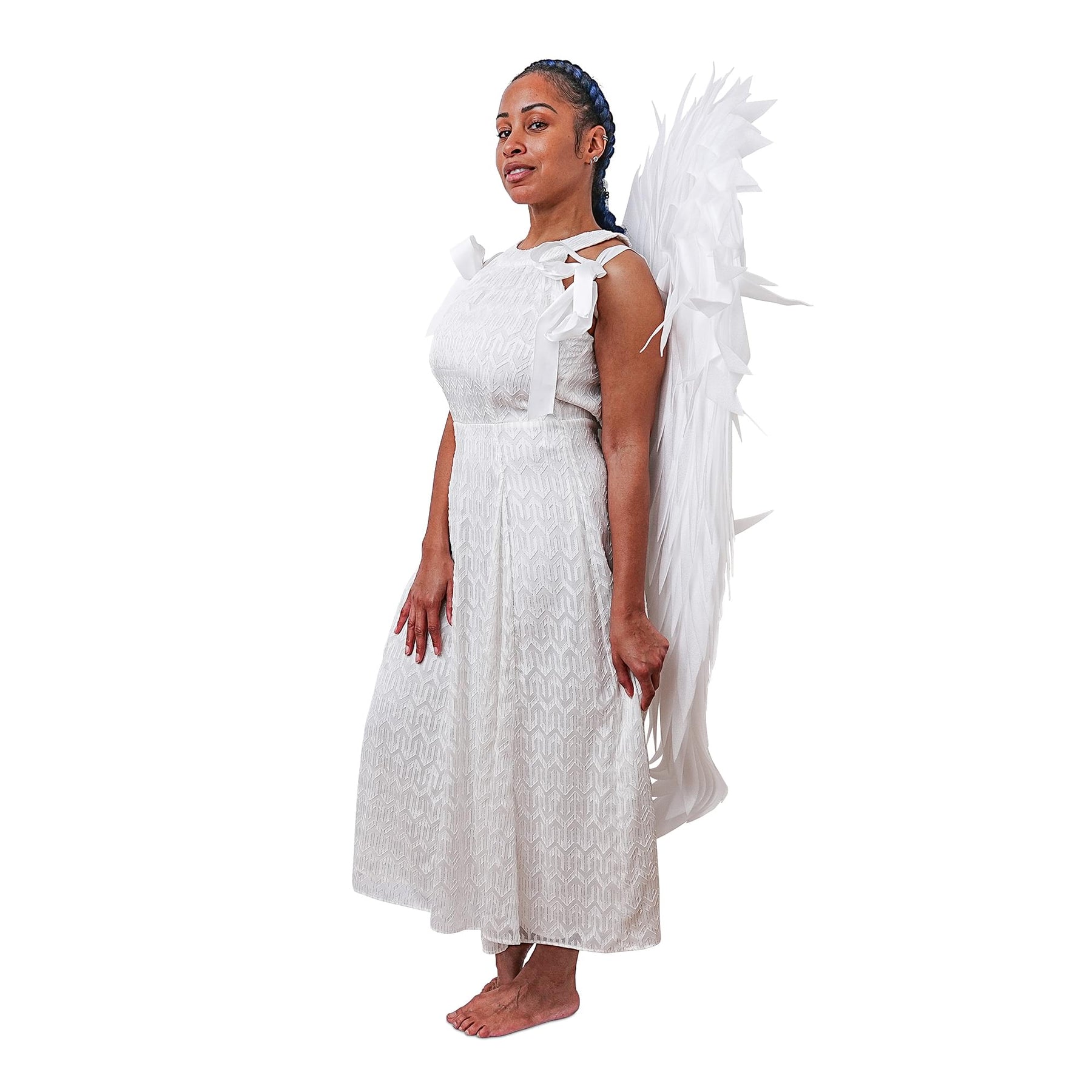 White Angel Wings Adult Costume Accessory