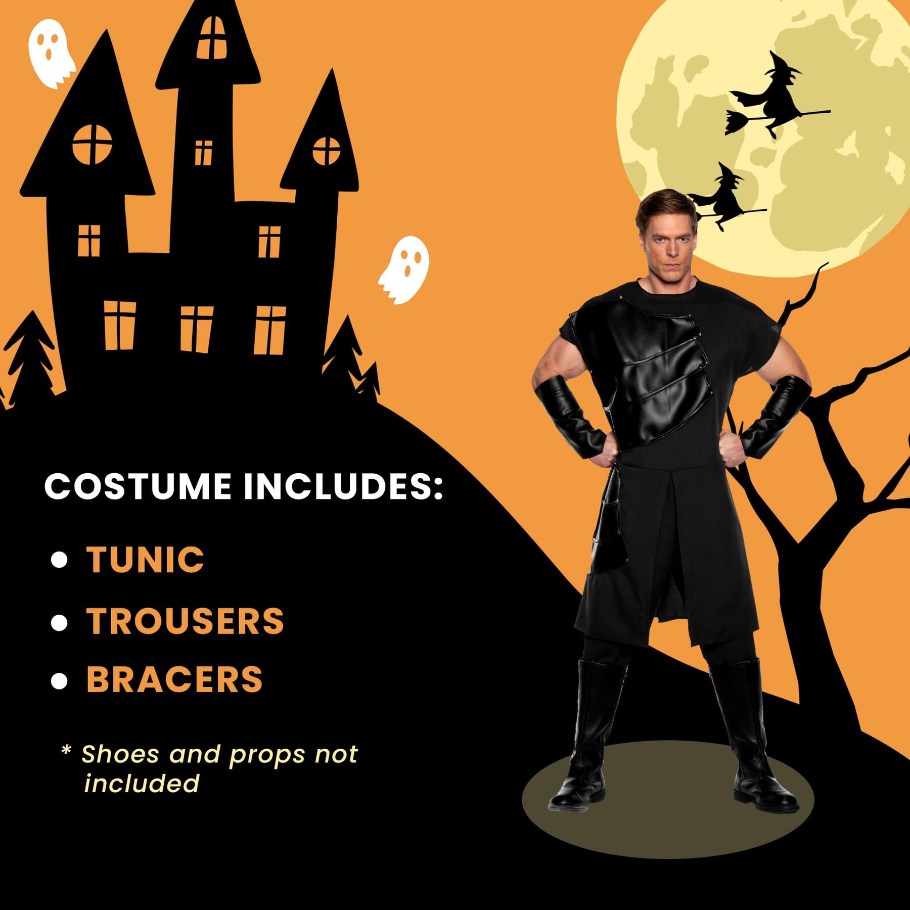 Dragon Slayer Black Adult Costume