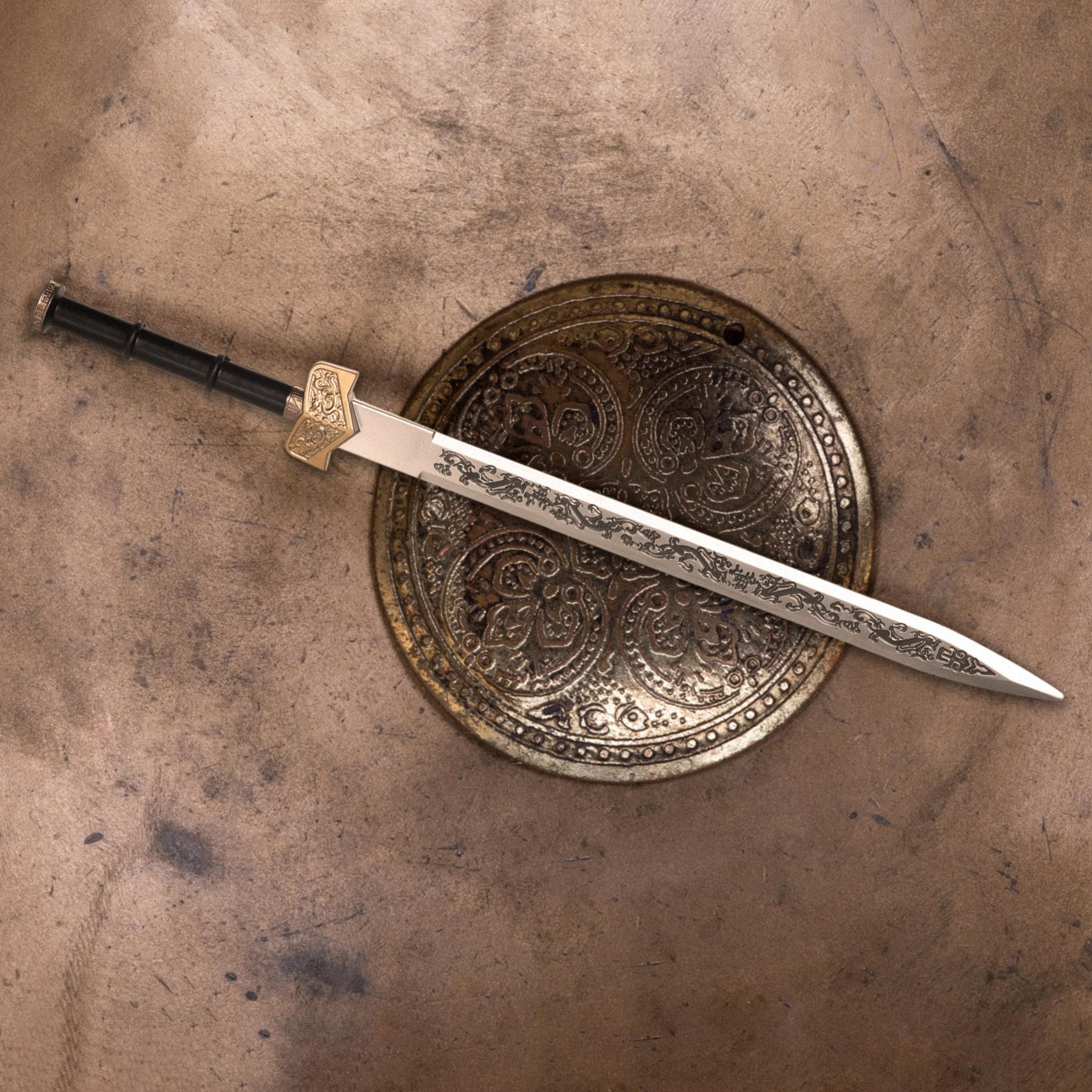 Foam Dagger Short Dragon Handle Costume Accessory