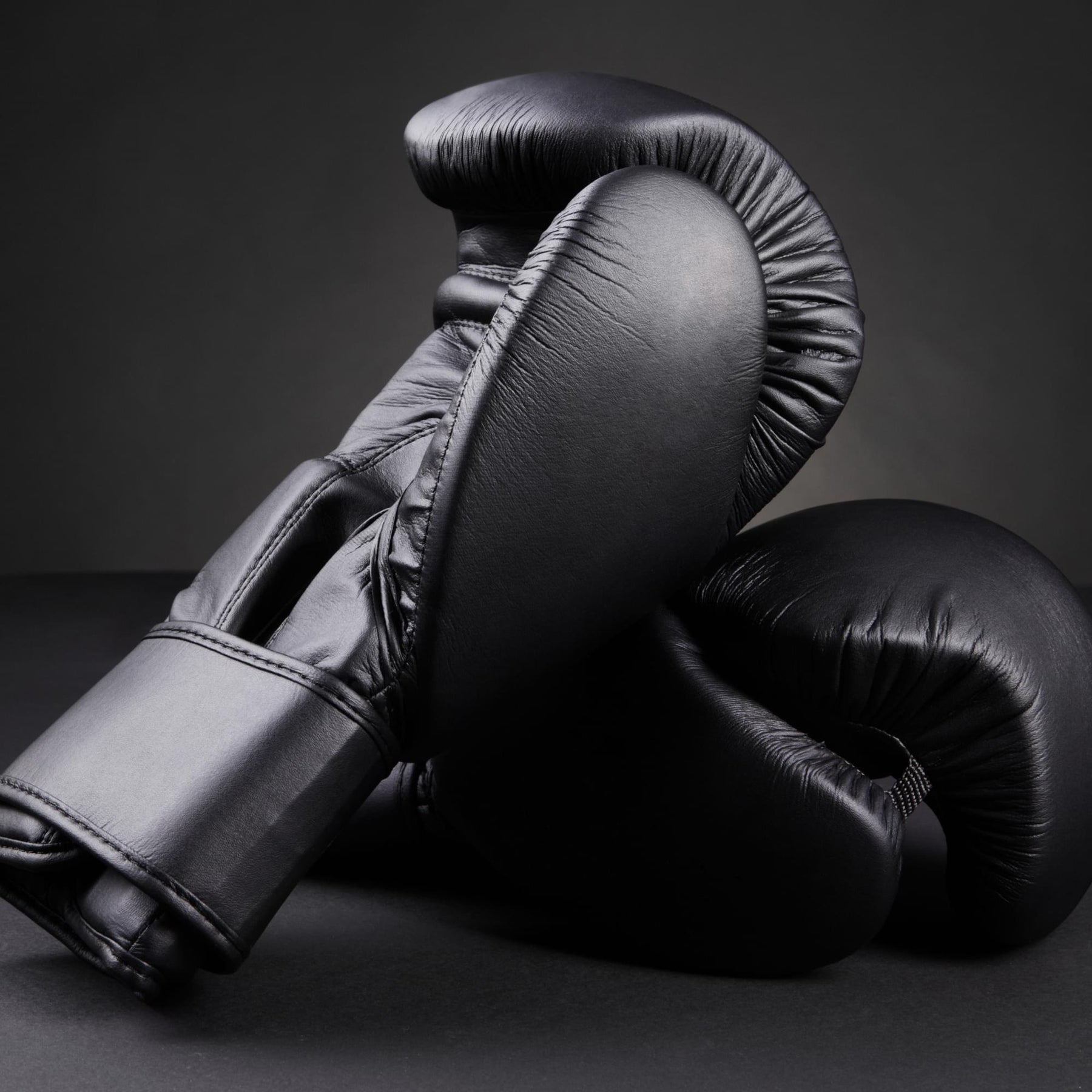 Black Boxing Gloves Adult Costume Accessory | OS