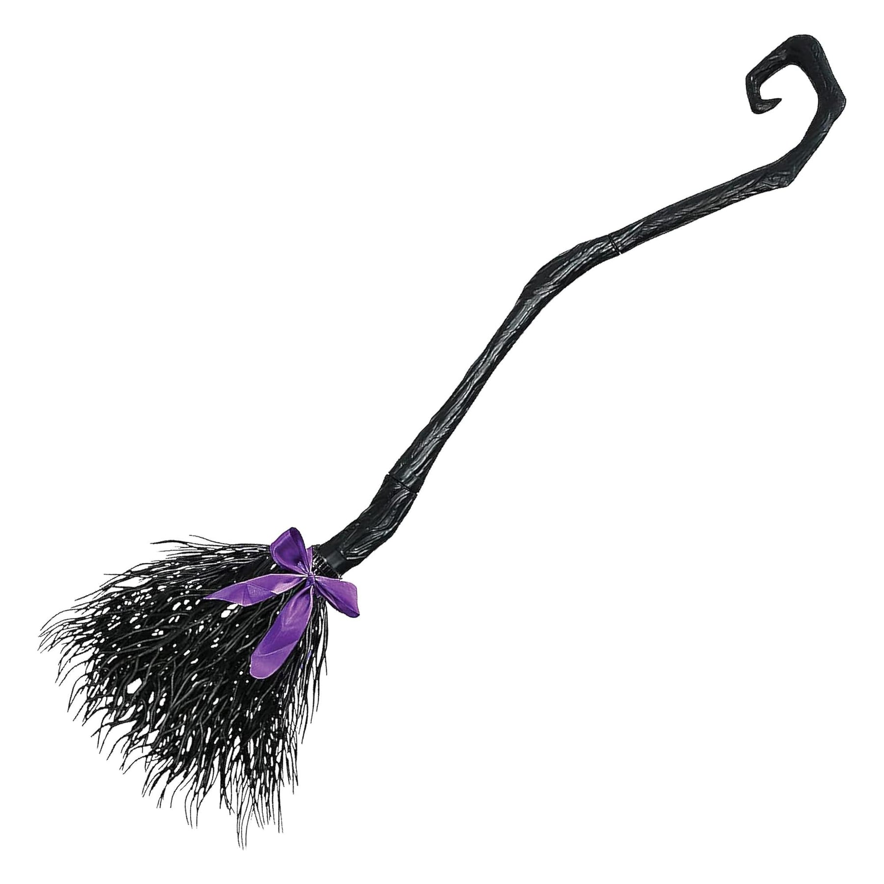 Witch Broom Black Costume Accessory