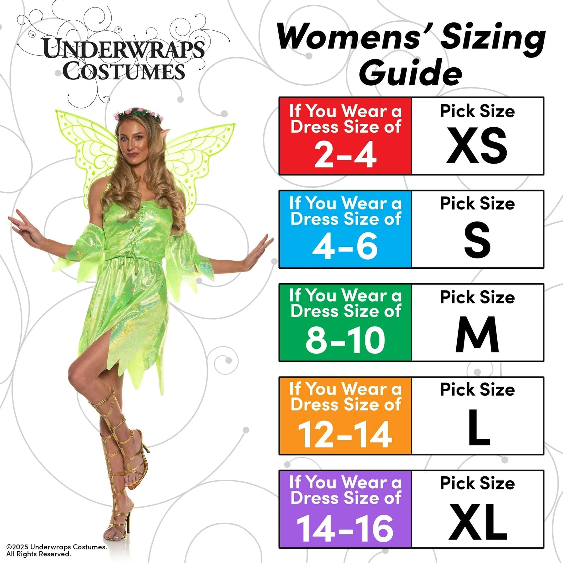60's Tie-Dye Adult Women's Costume Dress