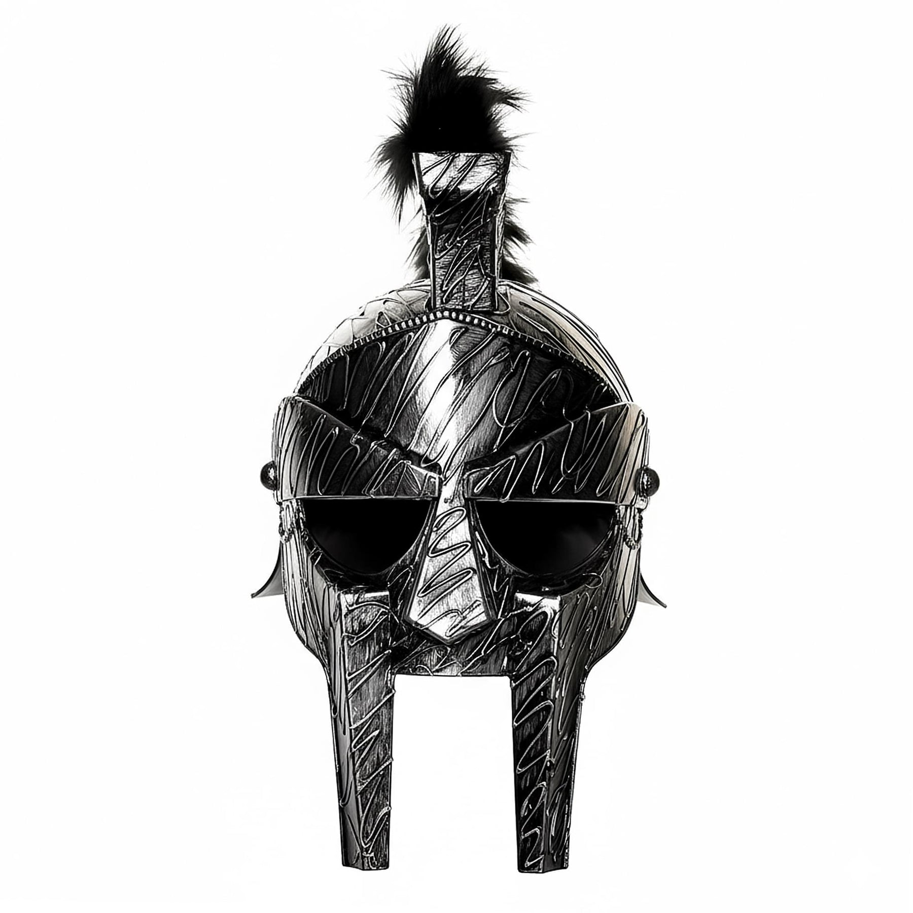 Evil Roman Gladiator Helmet Adult Costume Accessory