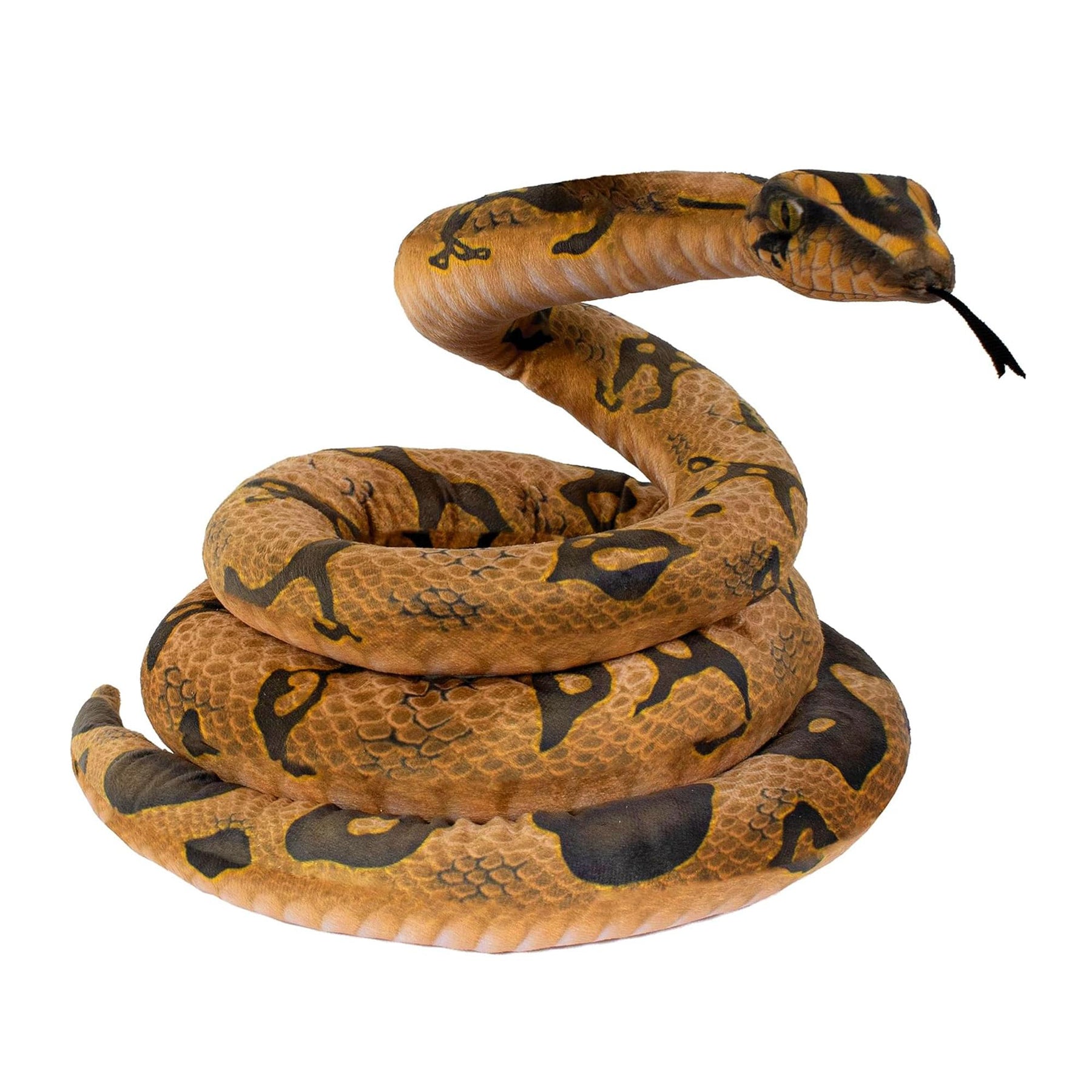 Real Planet Python Brown 78.7 Inch Realistic Soft Plush