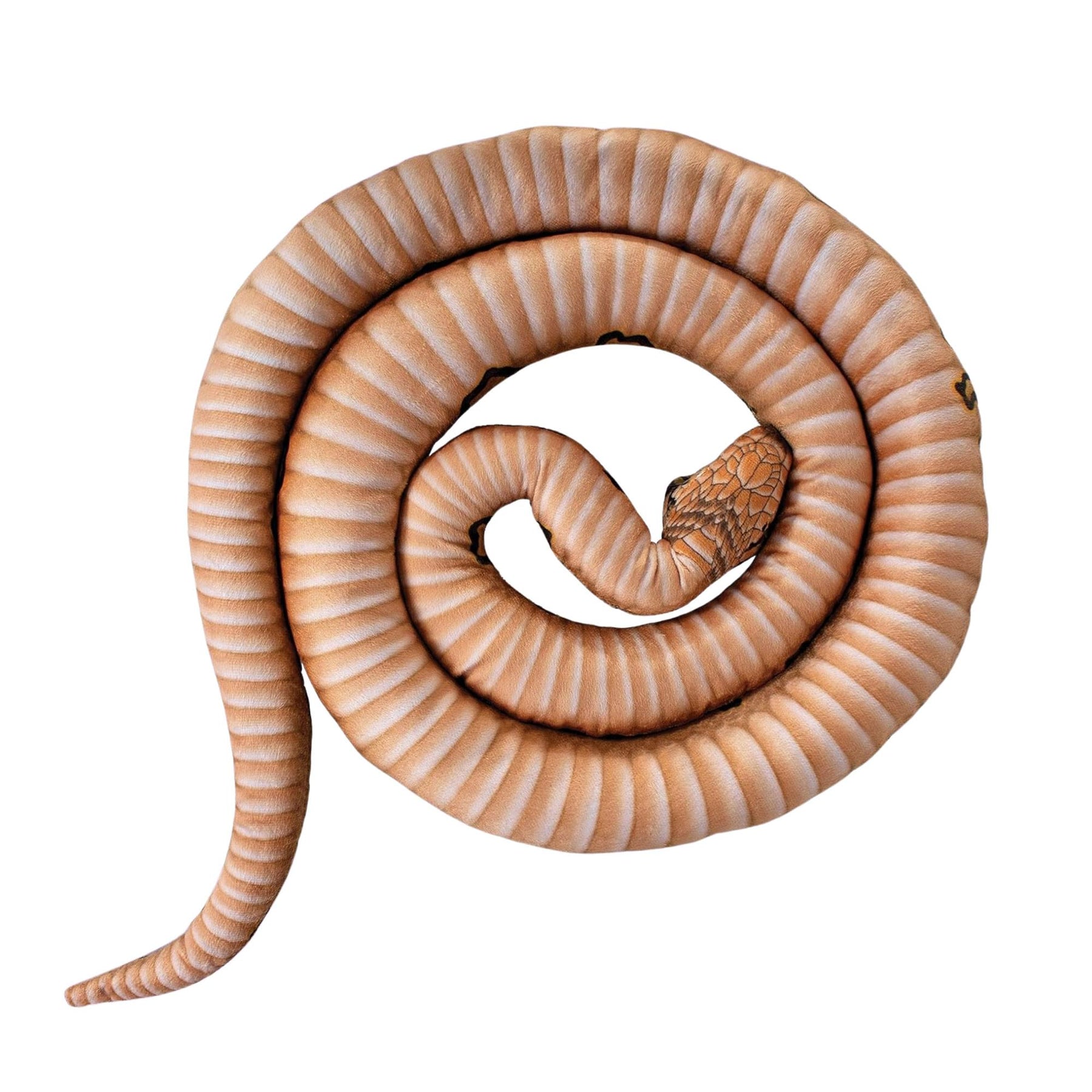 Real Planet Python Brown 78.7 Inch Realistic Soft Plush
