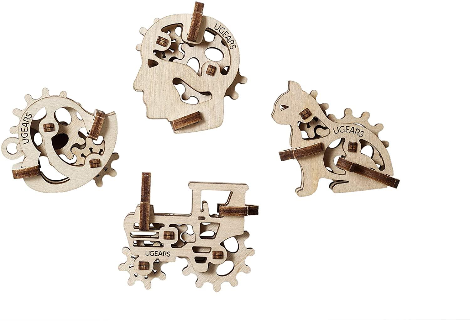 UGears U-Fidget 3D Wooden Puzzle Set | Tribiks