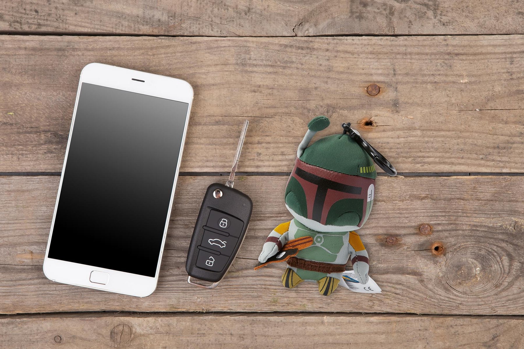 Star Wars Mini Talking Plush Toy Clip On - Boba Fett