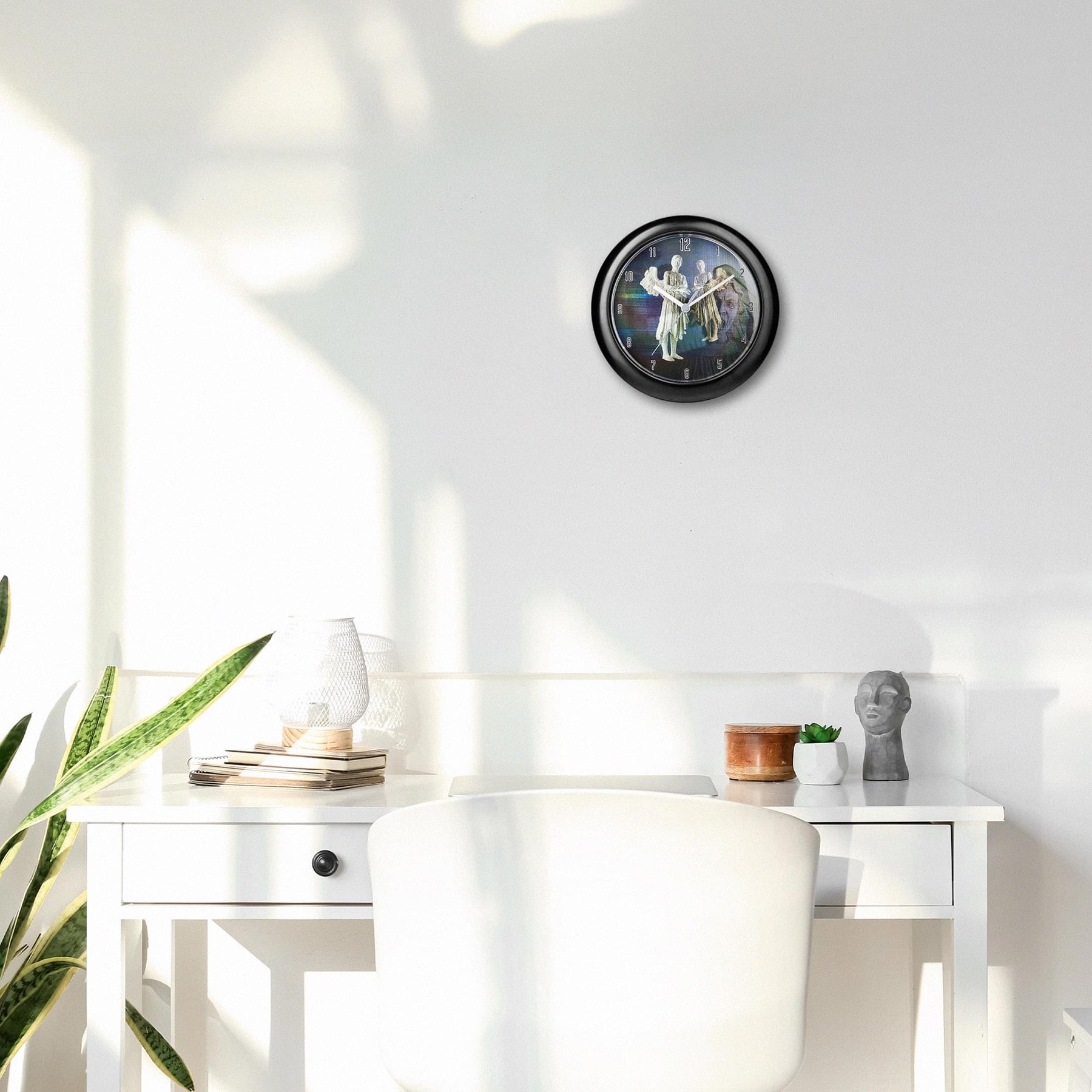 Doctor Who Weeping Angel Lenticular Wall Clock