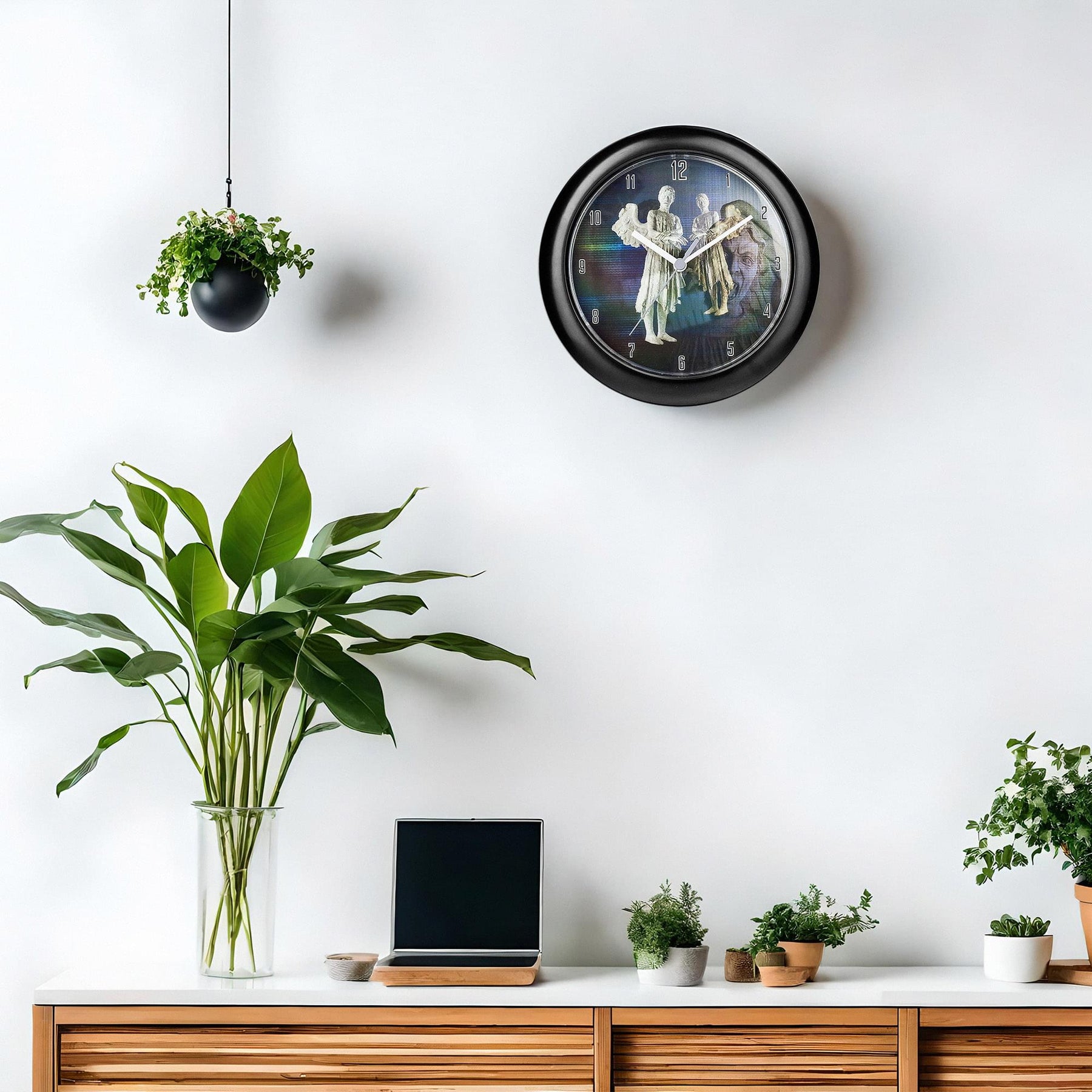 Doctor Who Weeping Angel Lenticular Wall Clock