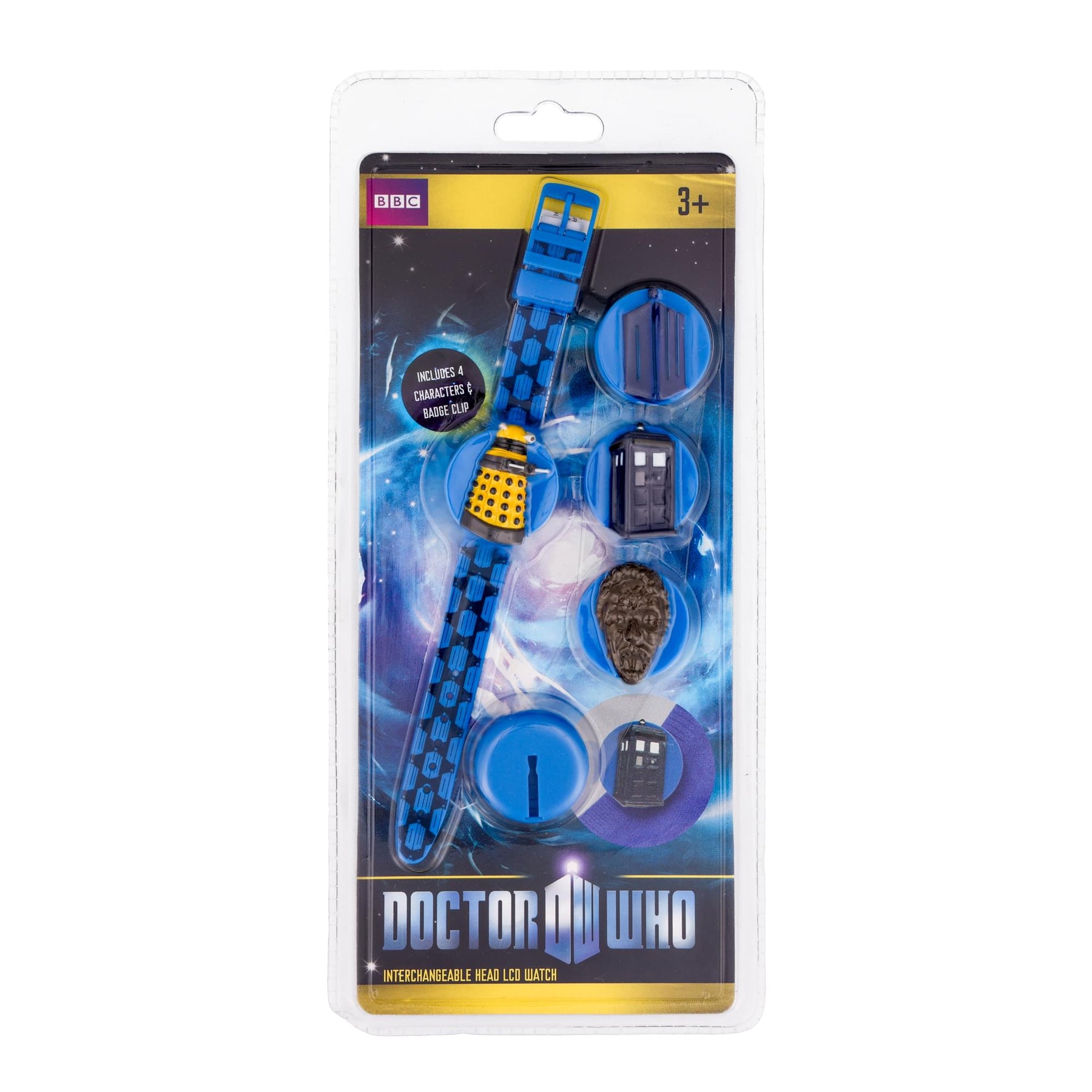 Doctor Who Interchangeable Head LCD Watch