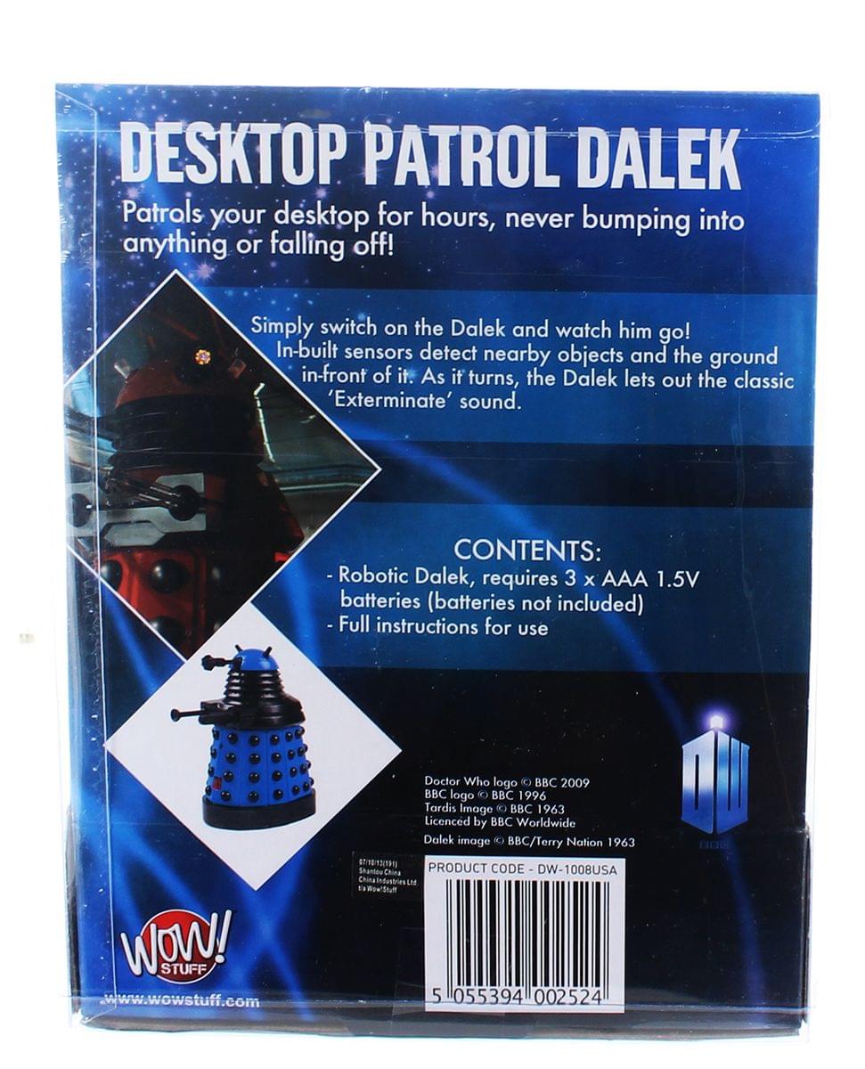 Doctor Who Blue Dalek 4" USB Desktop Patrol Figure