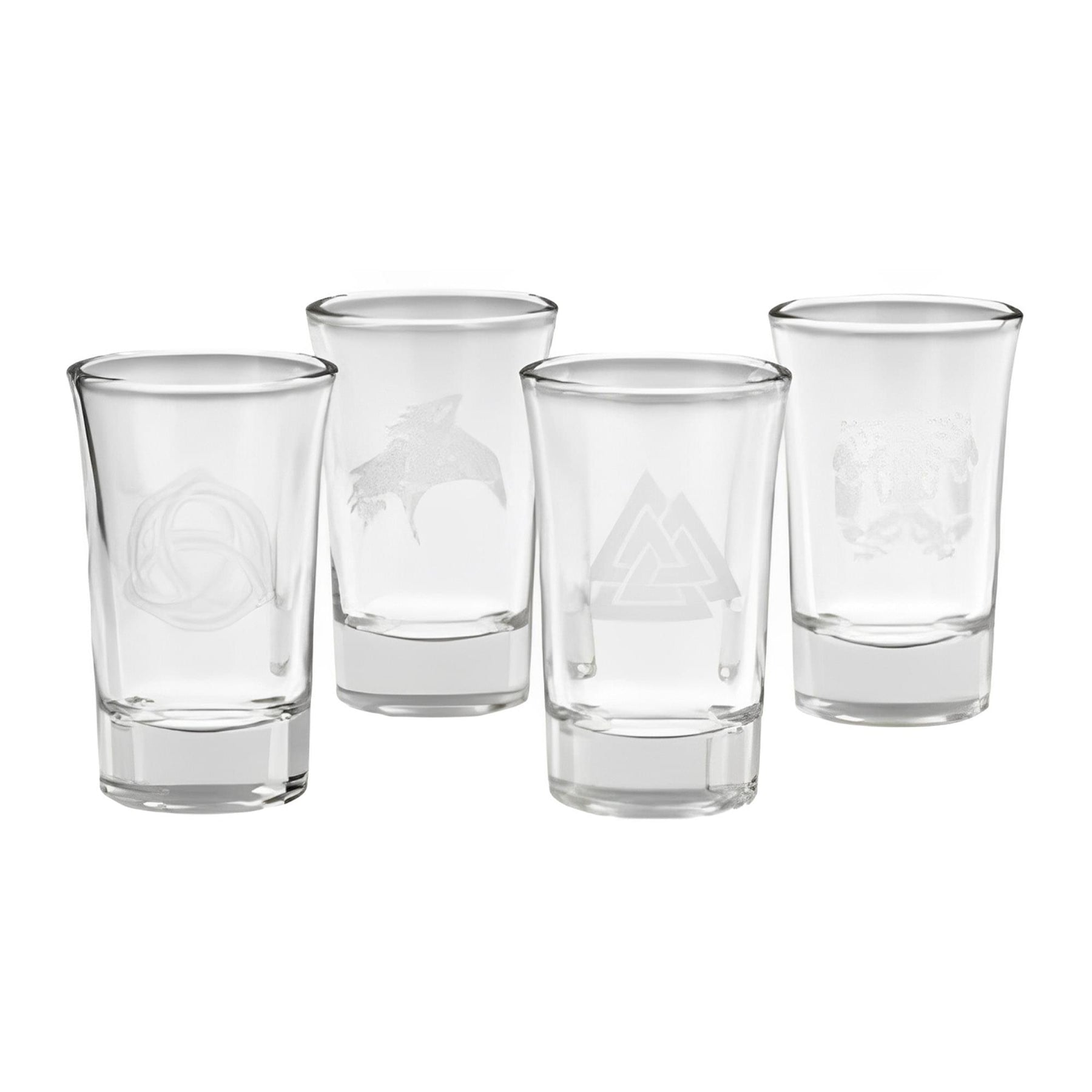 Viking Set of 4 Shot Glasses