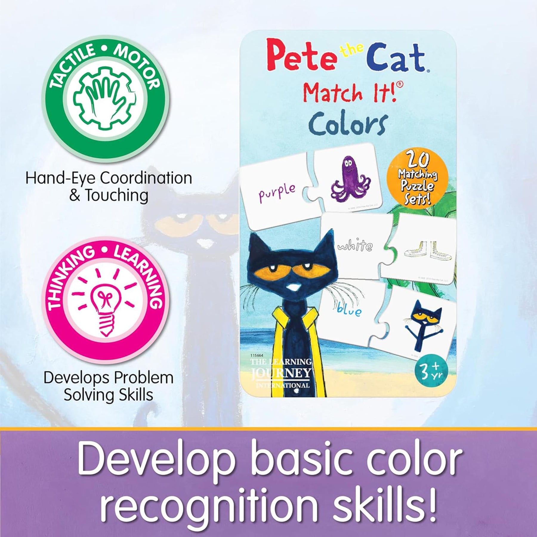Pete the Cat Match It! Colors Game