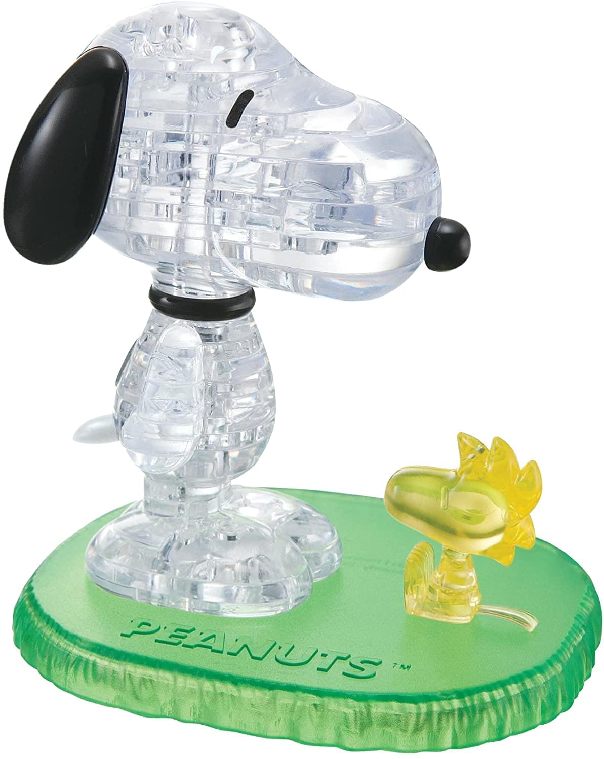 Peanuts Snoopy & Woodstock 42 Piece 3D Crystal Jigsaw Puzzle | Free Sh