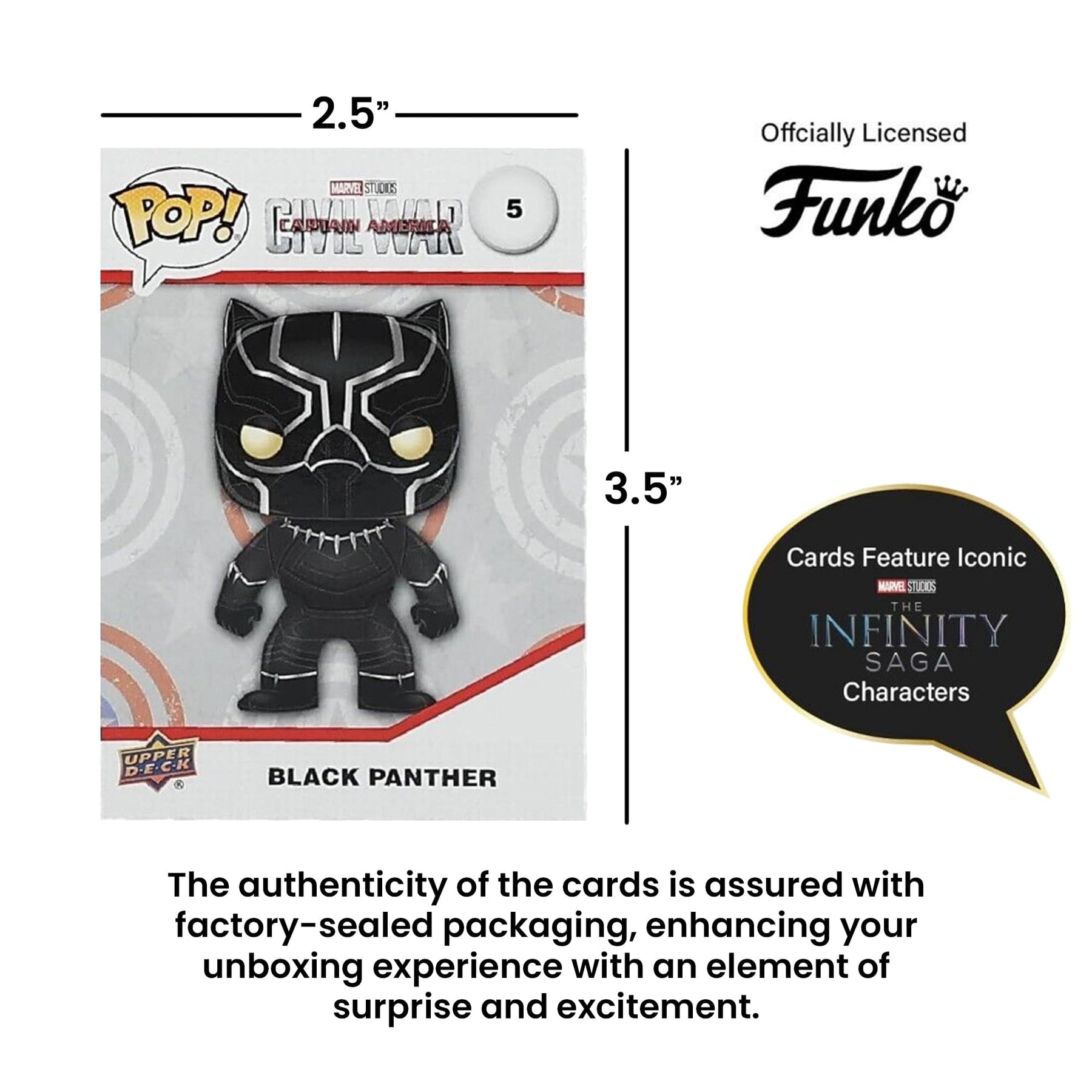 Marvel Funko POP x Upper Deck Infinity Saga Trading Card Box | 24 Packs