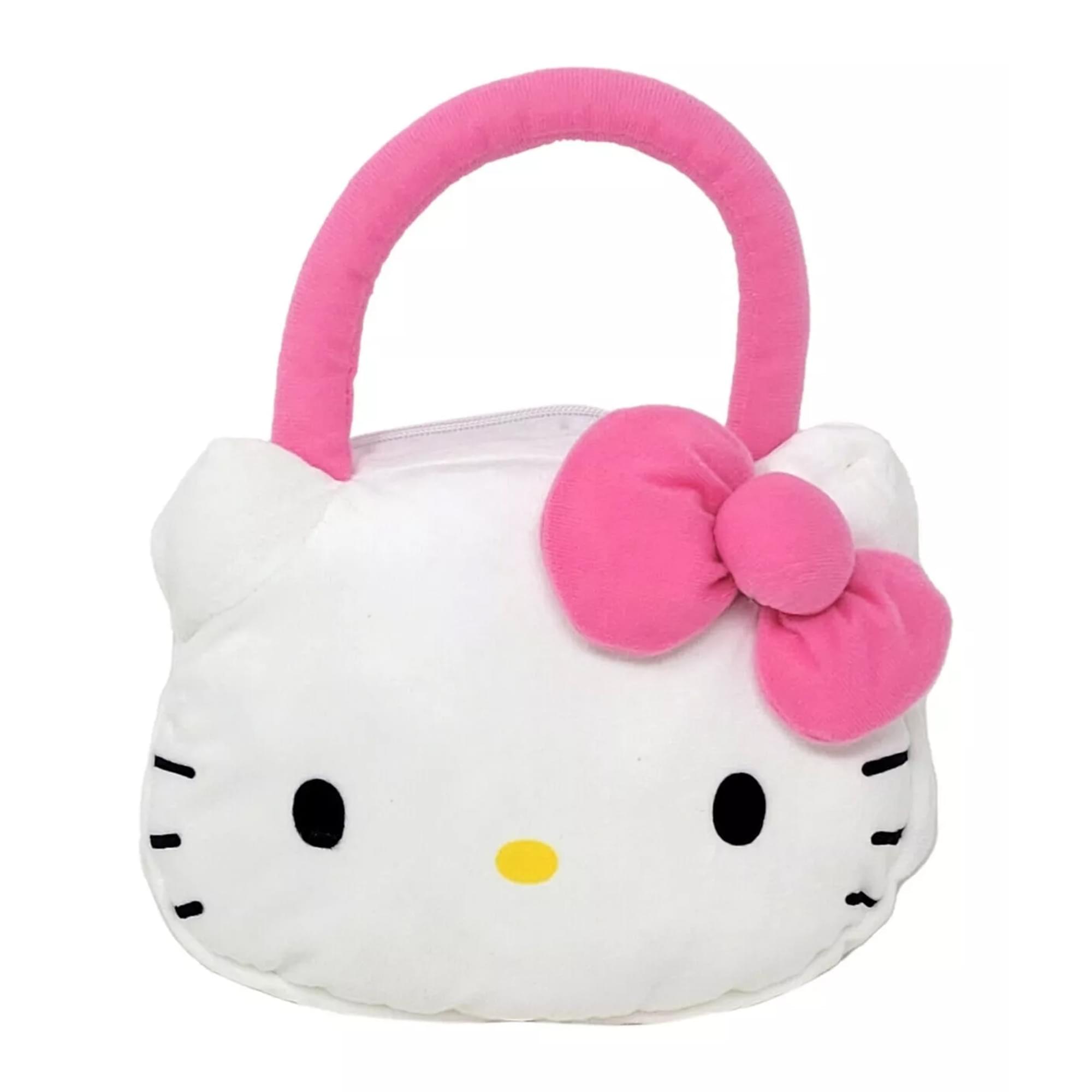 Sanrio Hello Kitty Head-Shaped Plush Handbag | Free Shipping