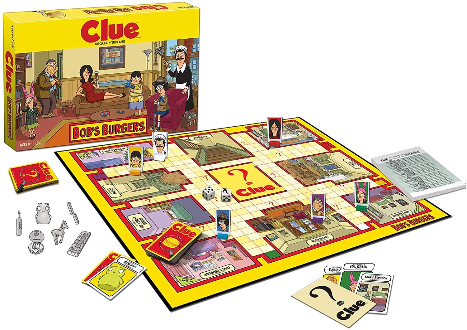 Bob's Burgers Clue Board Game | For 2-6 Players