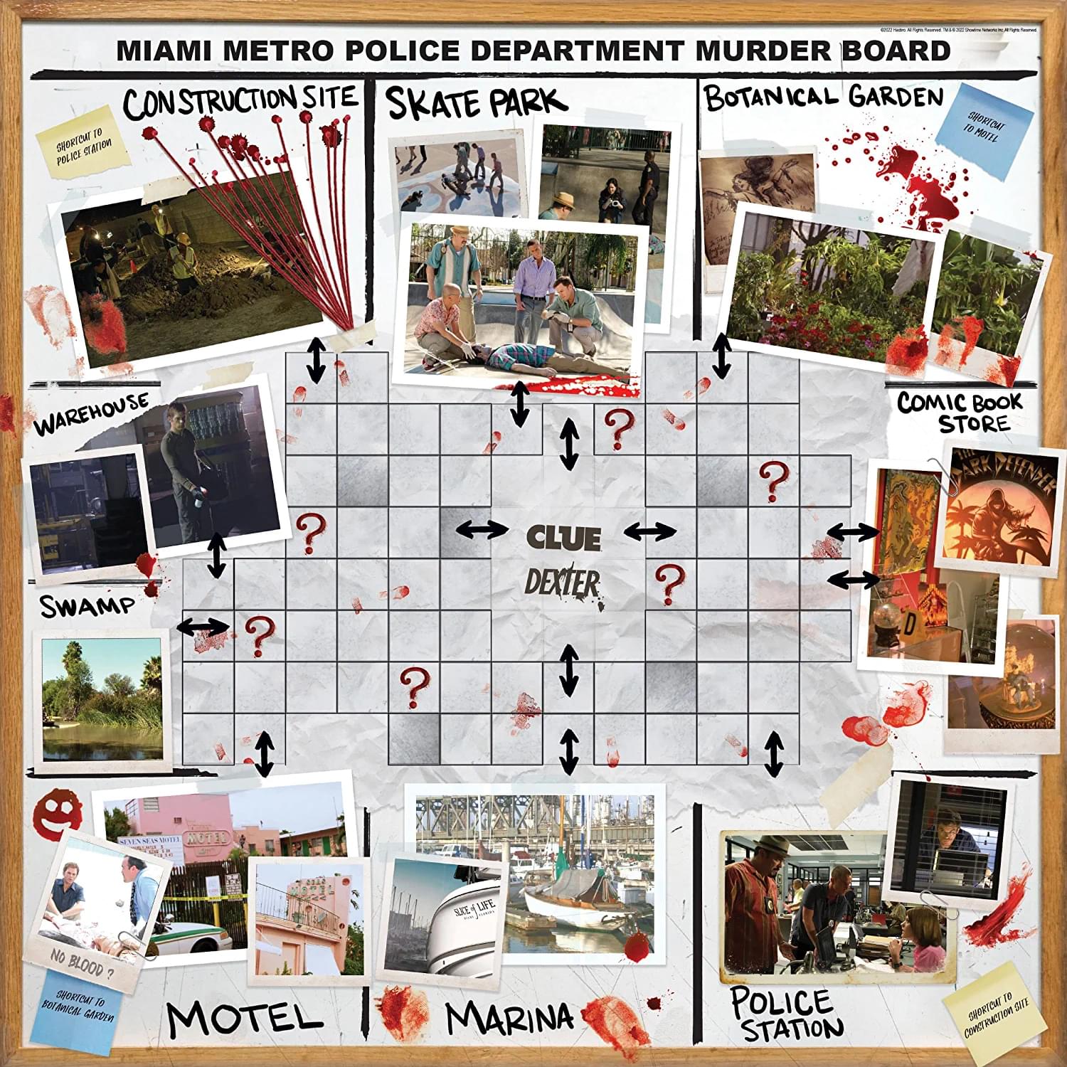 Dexter Clue Board Game