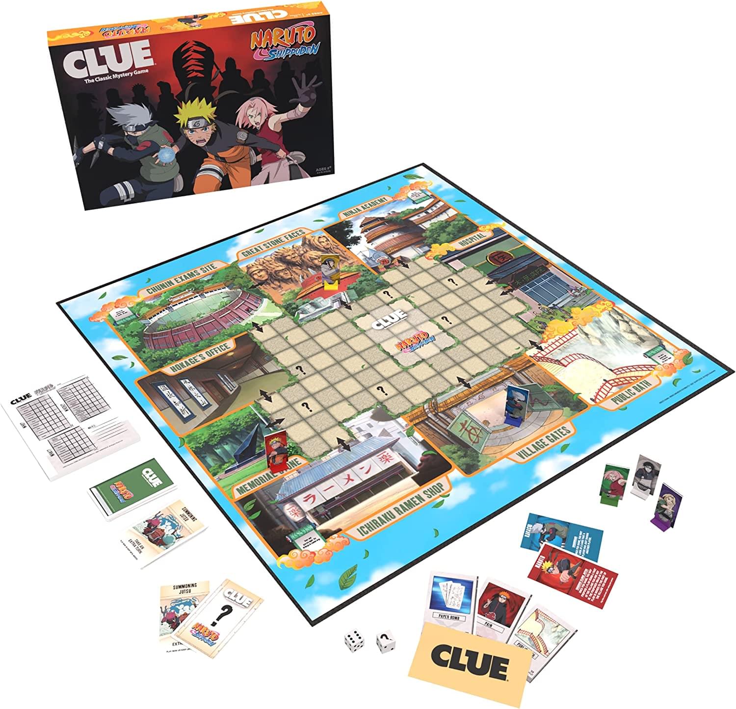 Naruto Clue Board Game