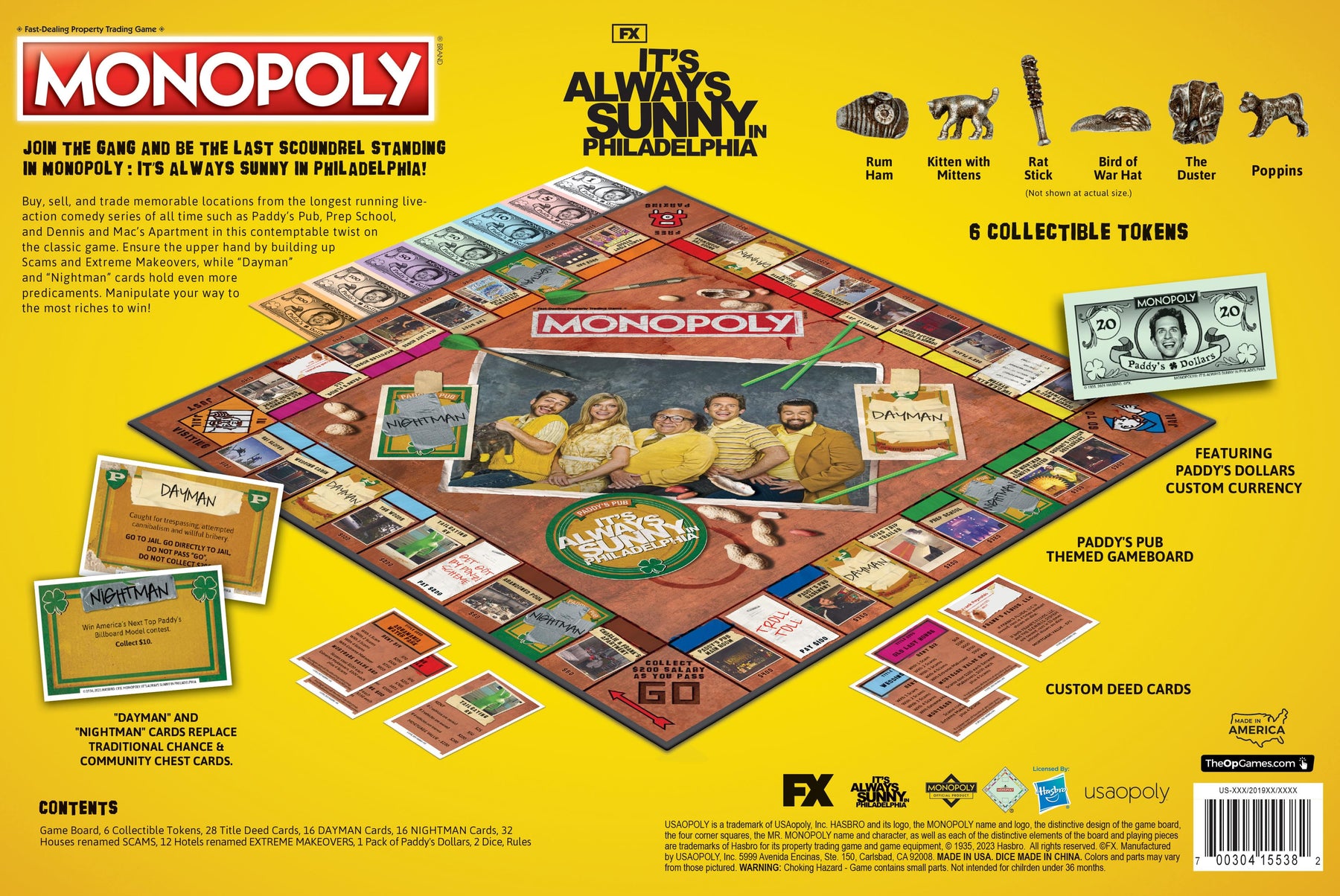 Its Always Sunny In Philadelphia Monopoly Board Game