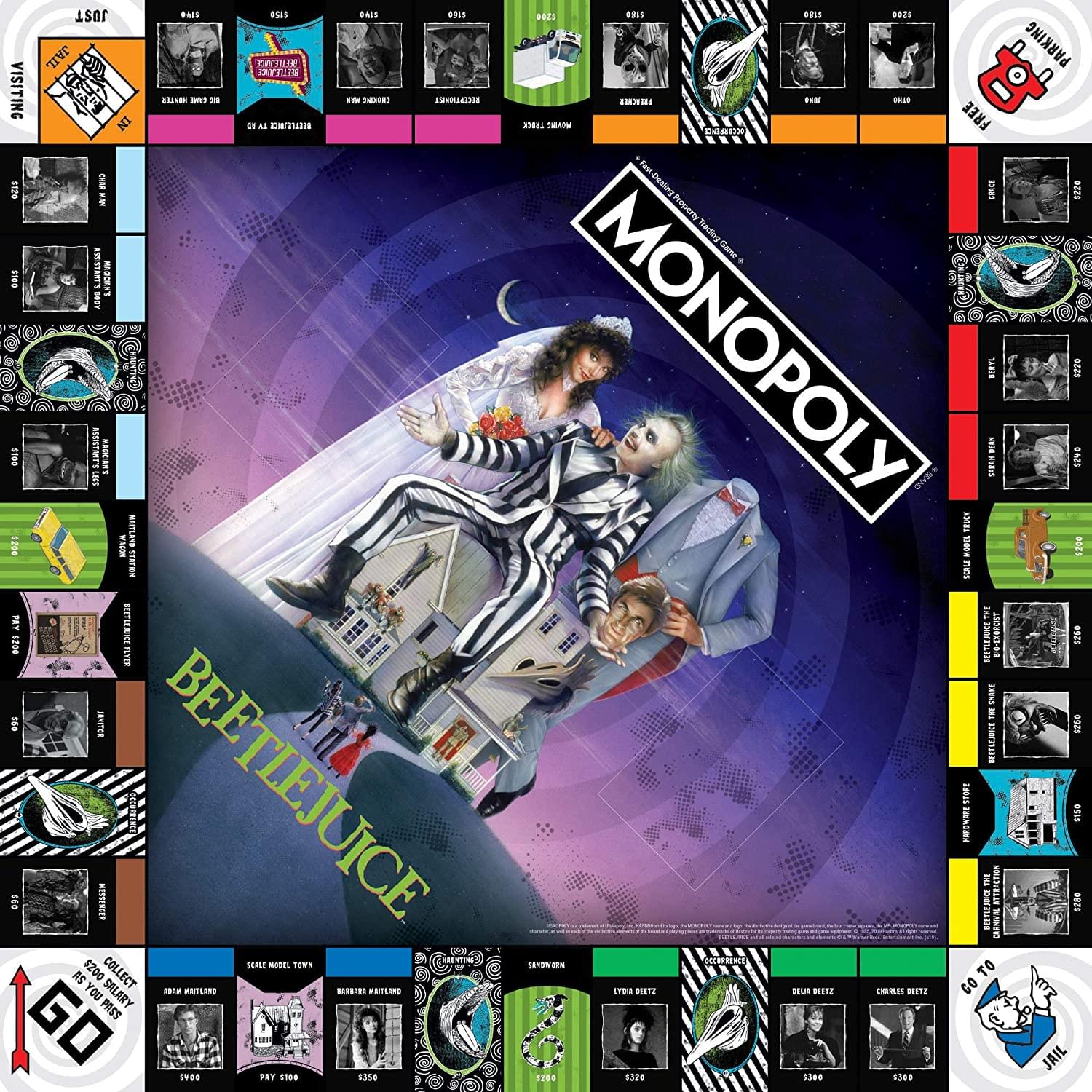 Beetlejuice Monopoly Board Game | For 2-6 Players
