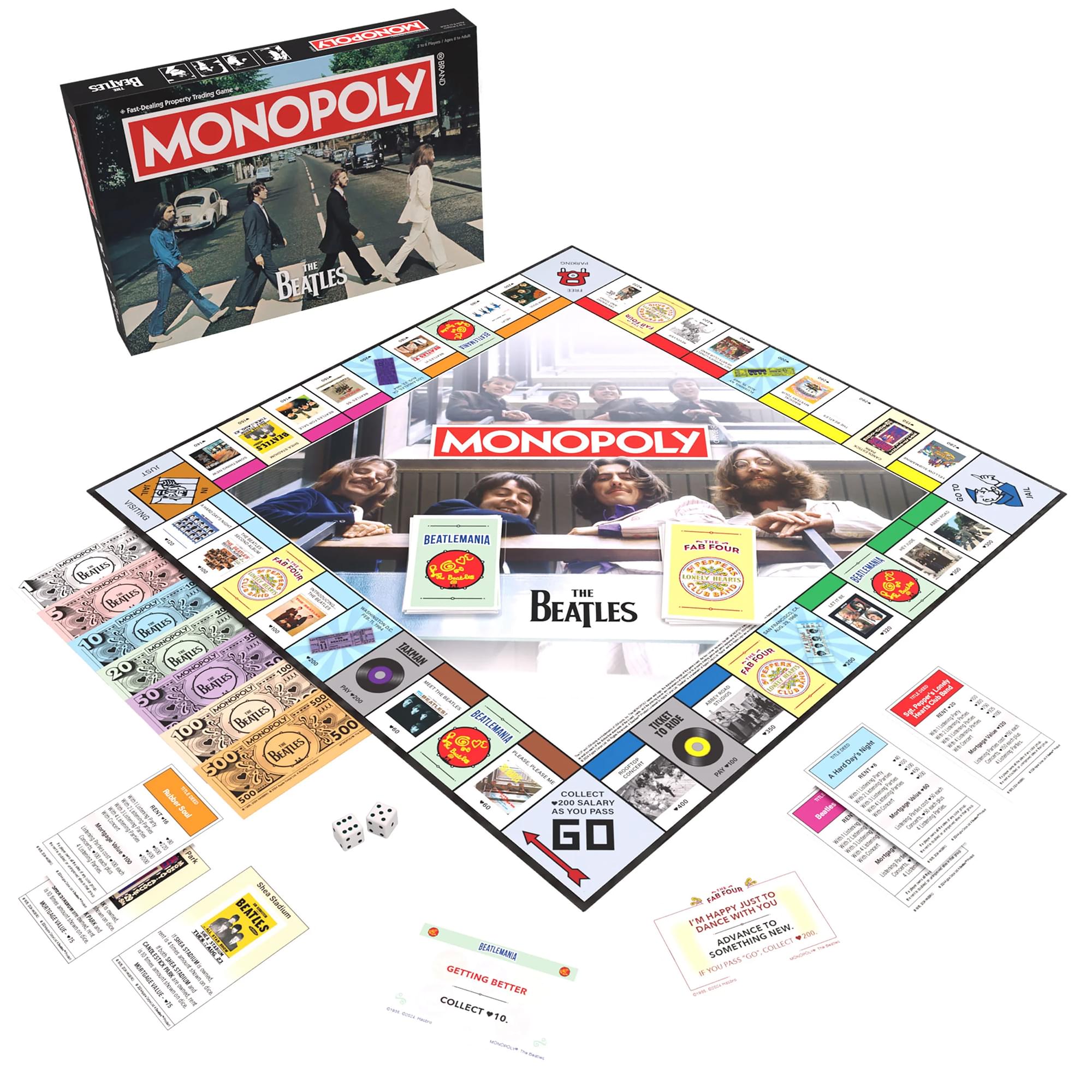 The Beatles Yellow Submarine Monopoly Board Game Brand New
