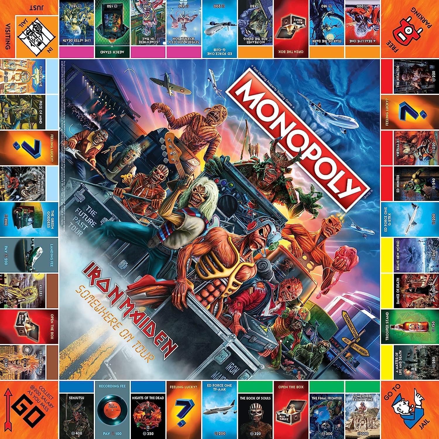Iron Maiden Monopoly Board Game