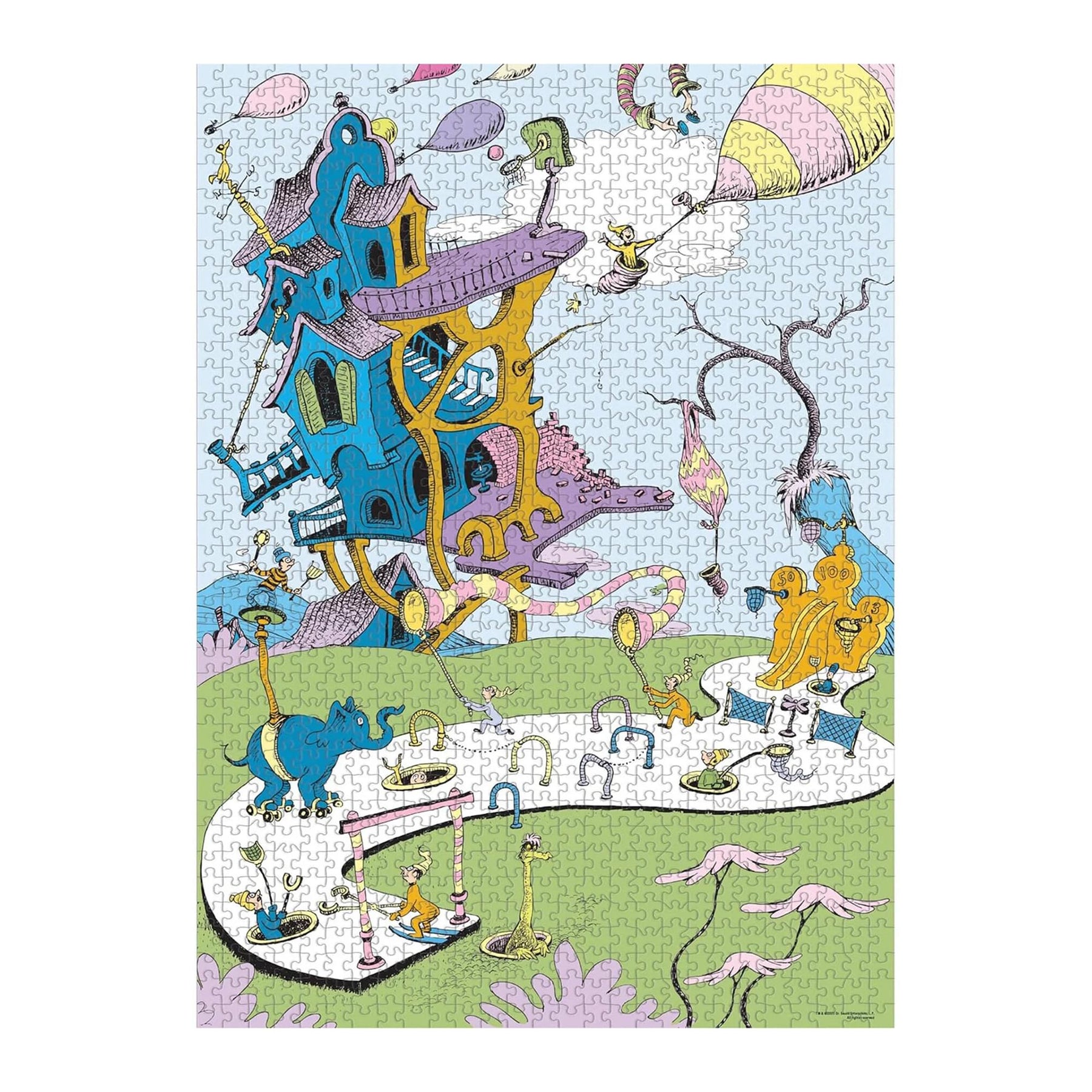 Dr. Seuss "Oh, The Places You'll Go" 1000 Piece Jigsaw Puzzle