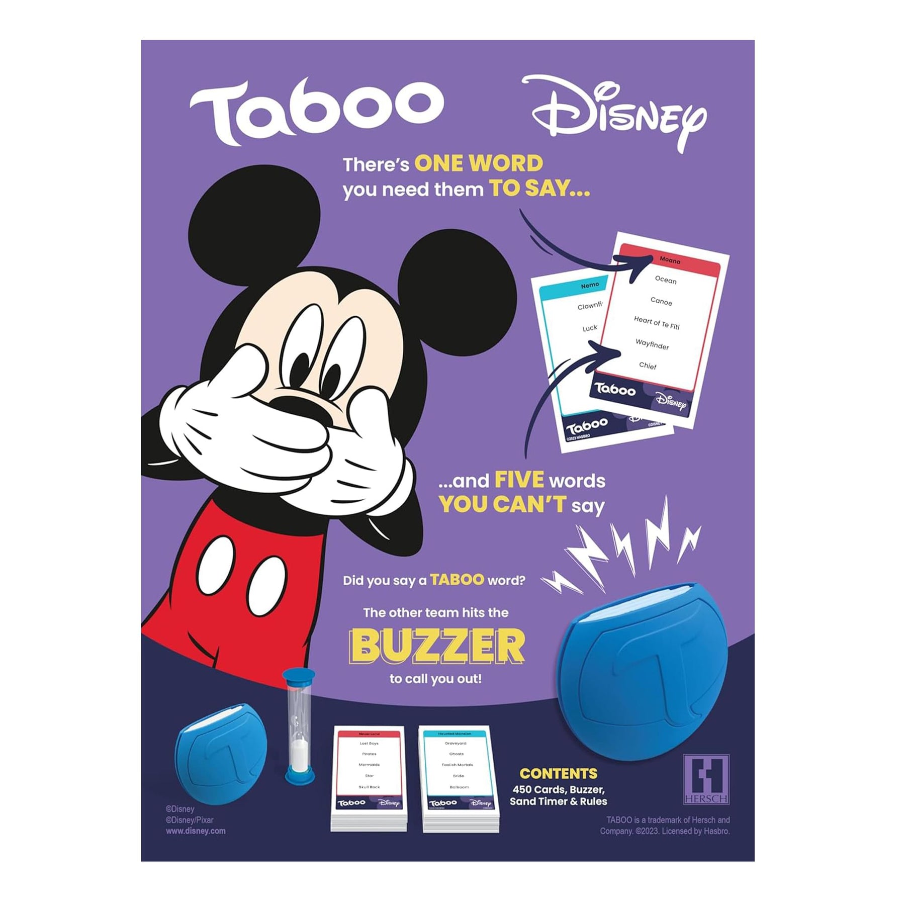 Disney Taboo Party Board Game
